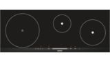 iQ100 Placa de inducción 90 cm Negro, con perfiles  EH975ML21E EH975ML21E-1