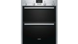 iQ500 built-in double oven Stainless steel HB43NB520B HB43NB520B-1