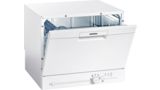 iQ100 voľne stojaca kompaktná umývačka riadu 55 cm biela SK25E211EU SK25E211EU-1
