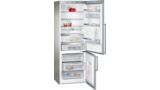 iQ500 Frigo-congelatore combinato da libero posizionamento  70 cm, inox-easyclean KG49NAI22 KG49NAI22-1