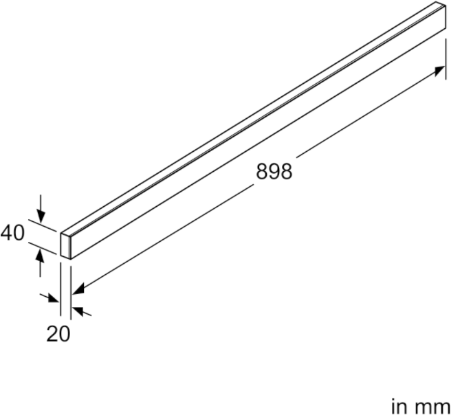 17005403 Griffleiste | Siemens Hausgeräte DE 
