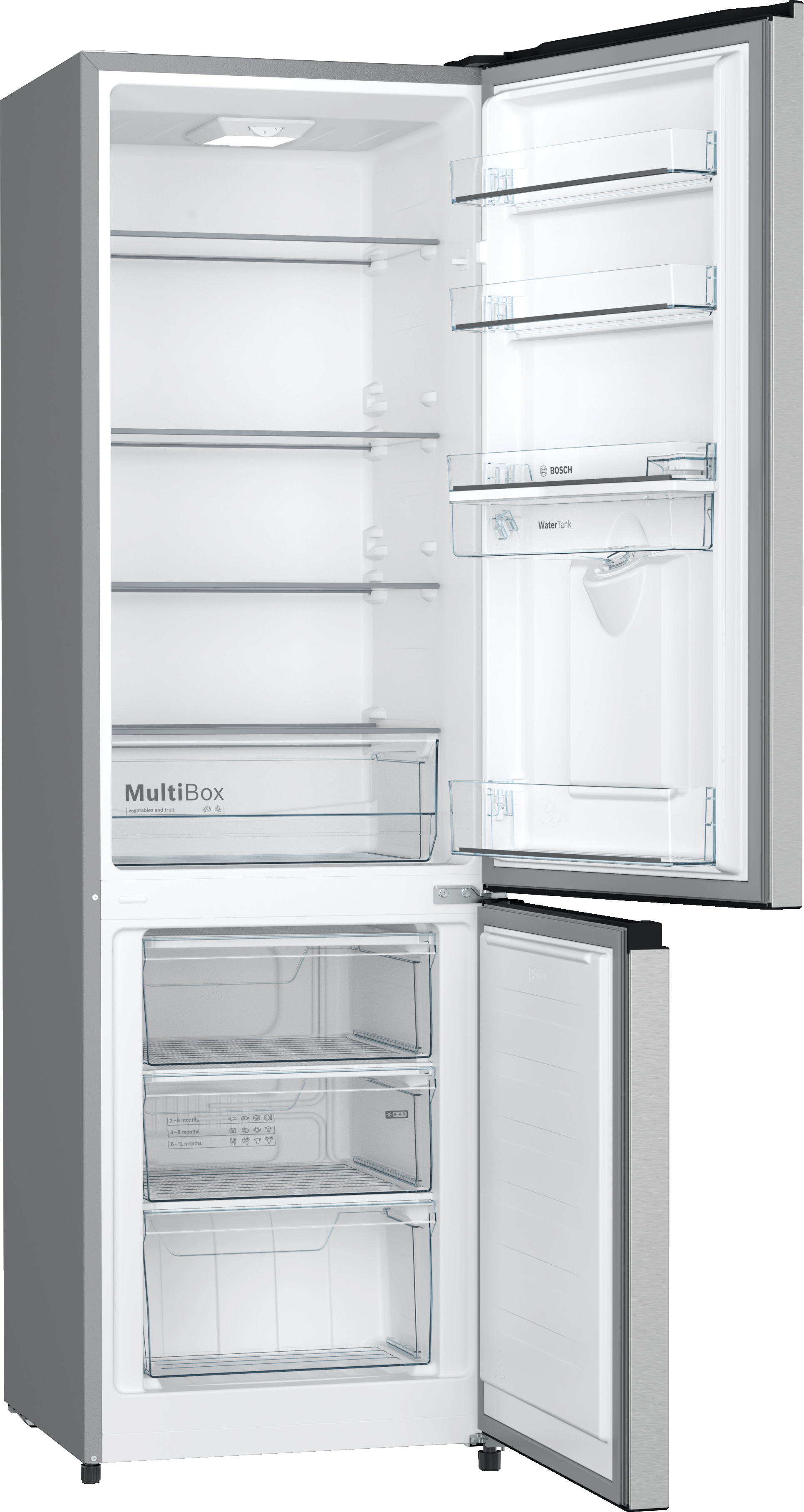 KGW33NL1AZ Freestanding Fridge-freezer (Bottom freezer) | BOSCH ZA