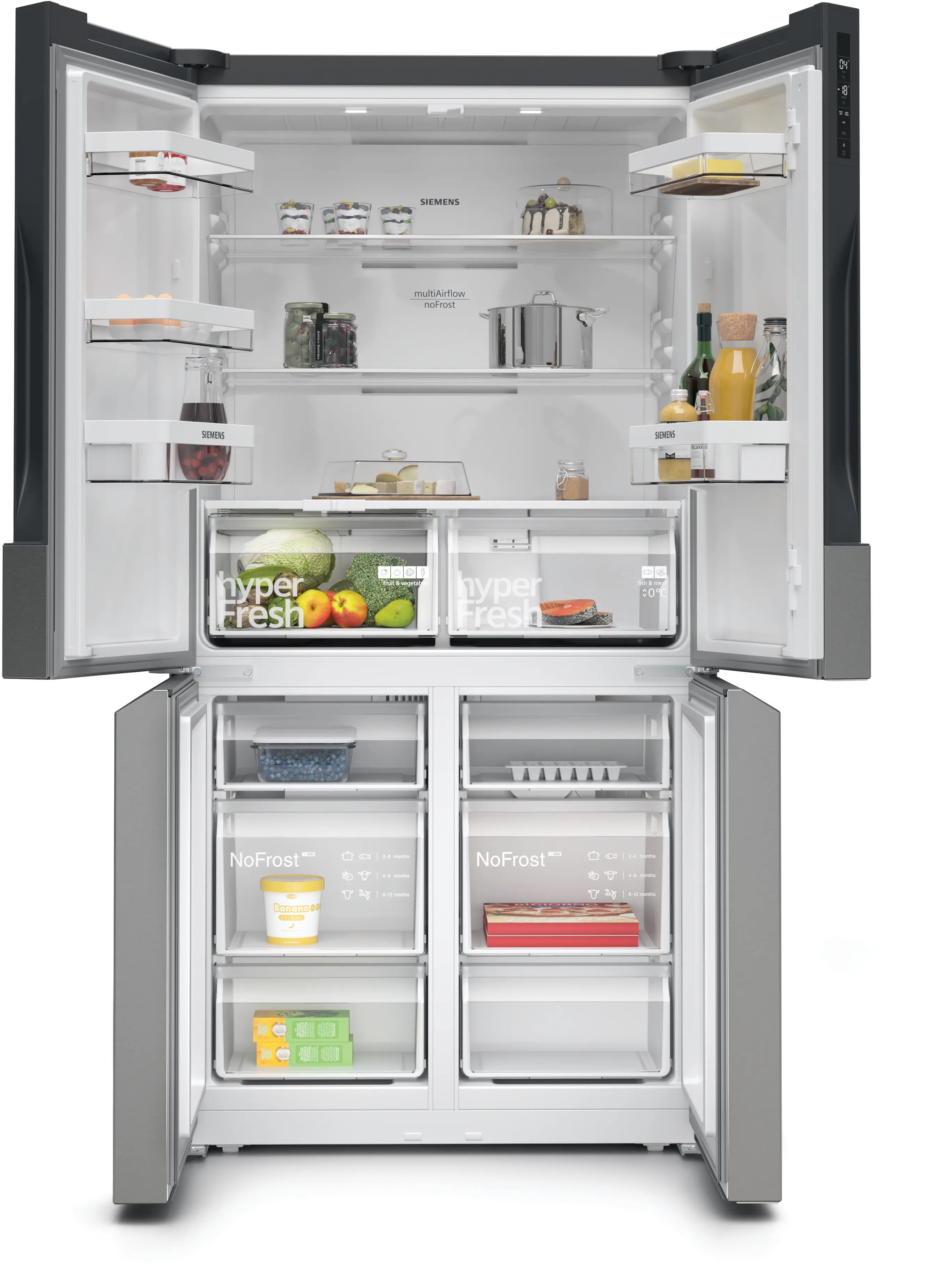 KF96NVPEA French Door Bottom freezer, multi door | SIEMENS ZA
