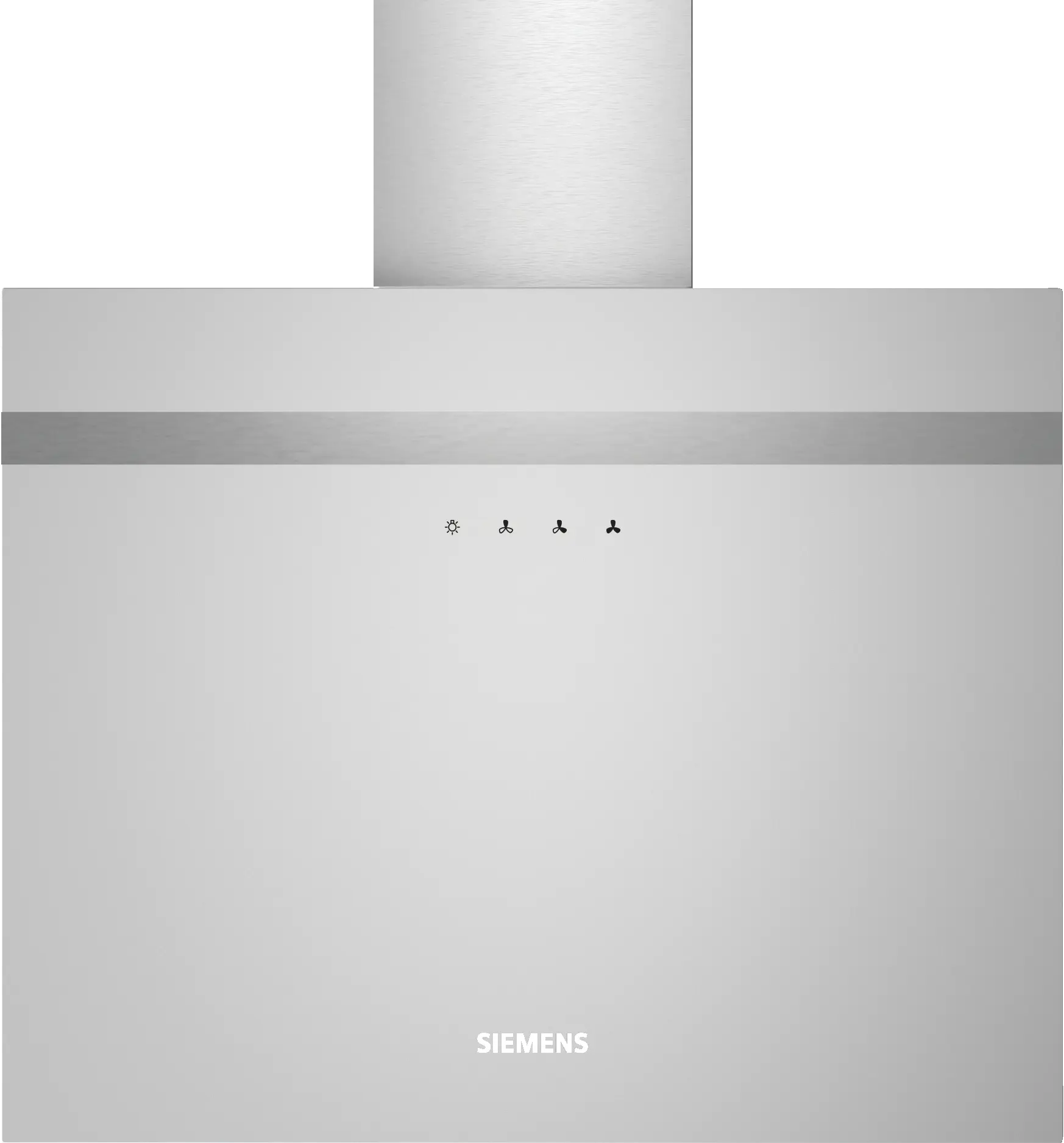 Siemens LC65FCJ70T iQ300 Duvar Tipi Davlumbaz 60 cm clear glass titanium printed, City silver
