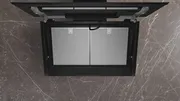 Siemens LC91KLT65 iQ700 Wall-Mounted Cooker Hood 90 cm clear glass black printed, Black - View 14