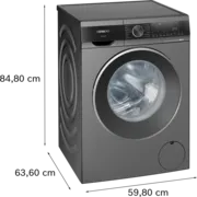 Siemens WG54A2IRIN iQ500 washing machine, front loader 10 kg, Cast iron grey - View 11