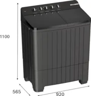 Bosch WJG13CD0IN Series 4 Semi-automatic Topload 13 kg 1300 rpm - View 3