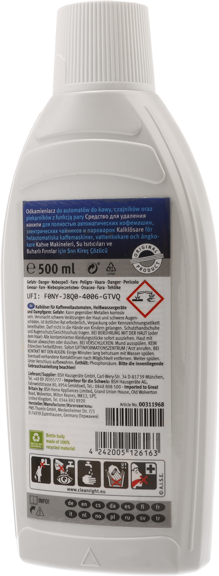 SURE Washroom Cleaner & Descaler 6 X 1 Liter - Sanitairreiniger En