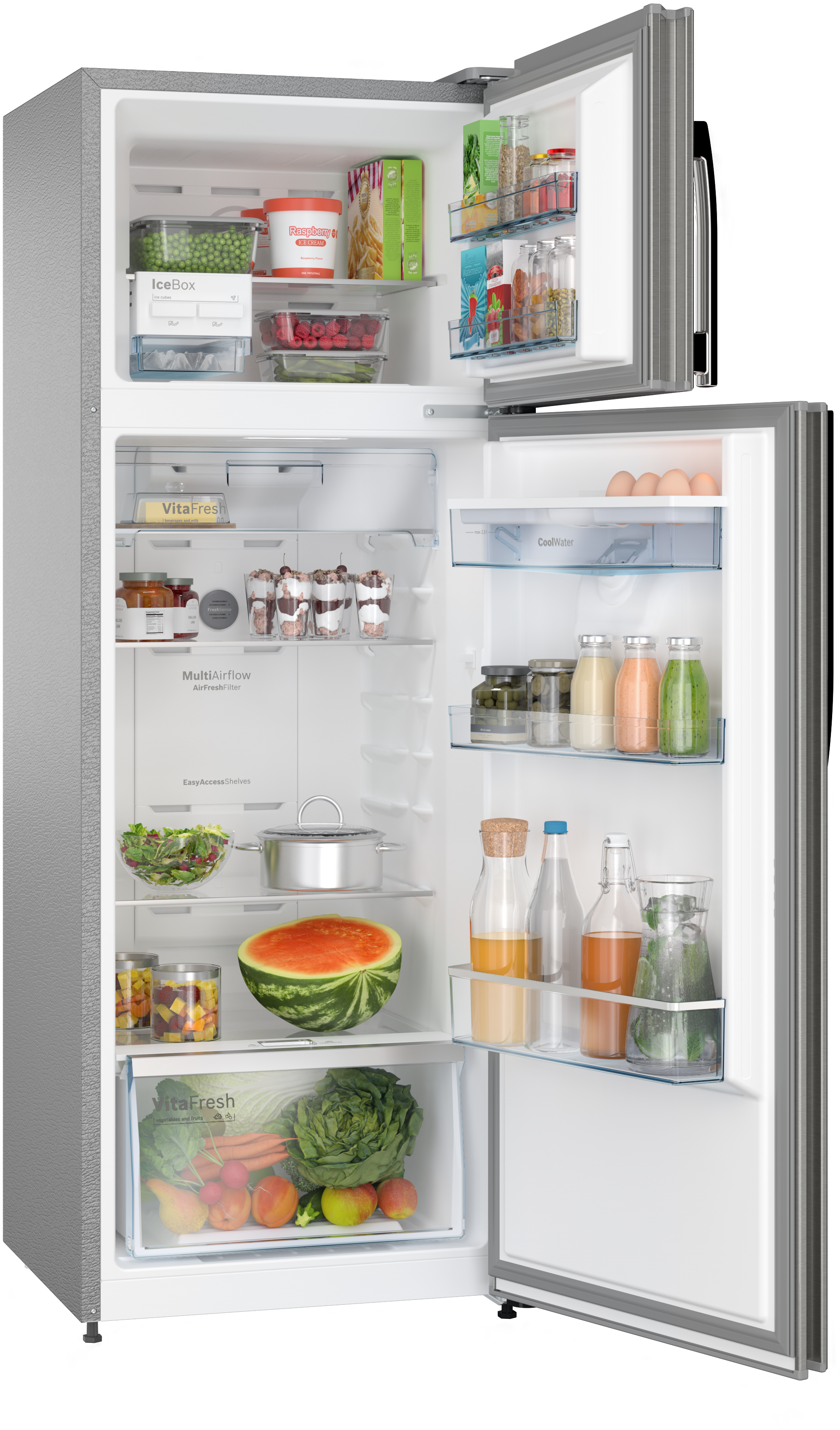 呼子 CTC29S04DI free-standing fridge-freezer with freezer at top