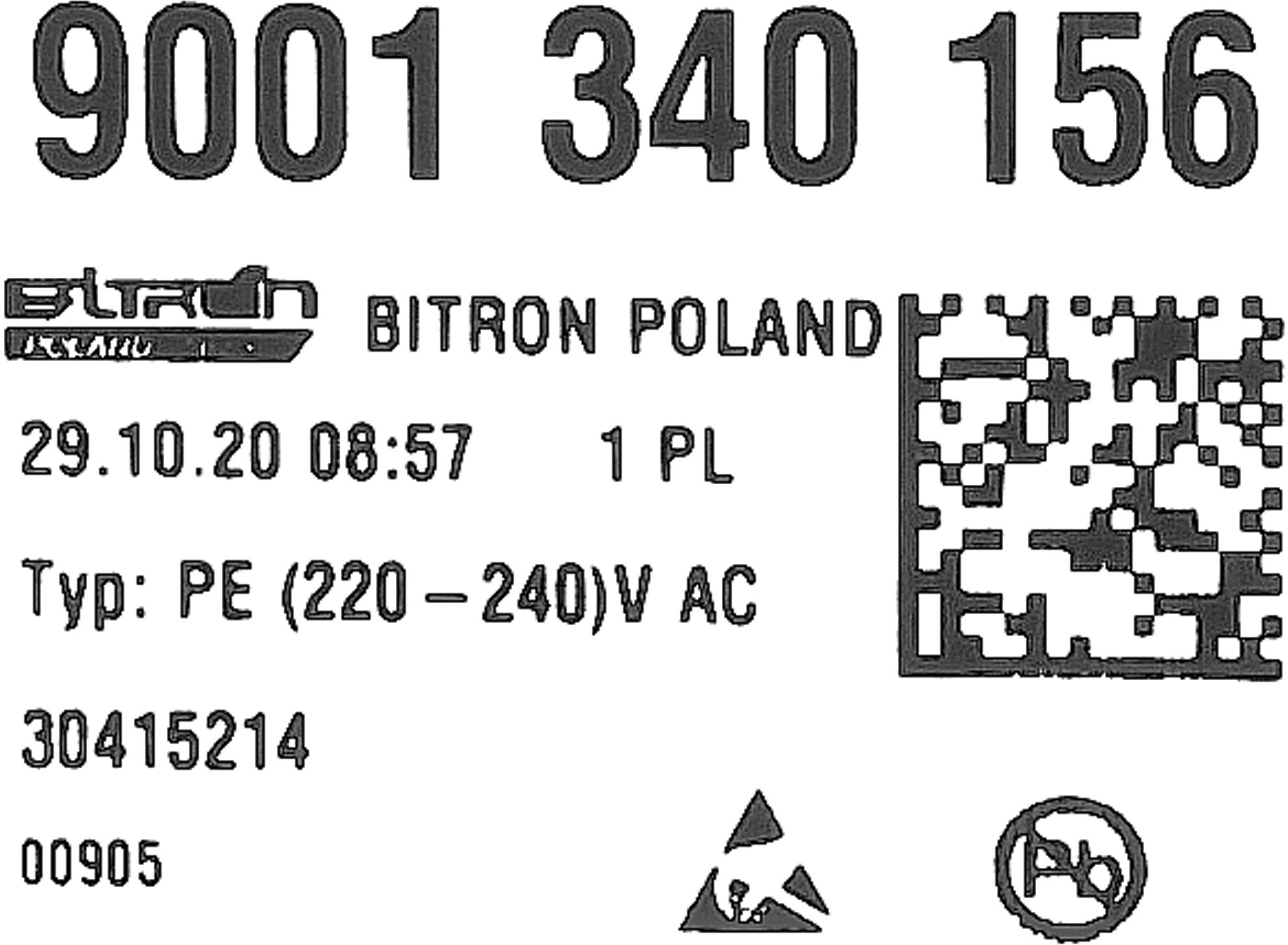12027152 Power Module Not Programmed BOSCH IE