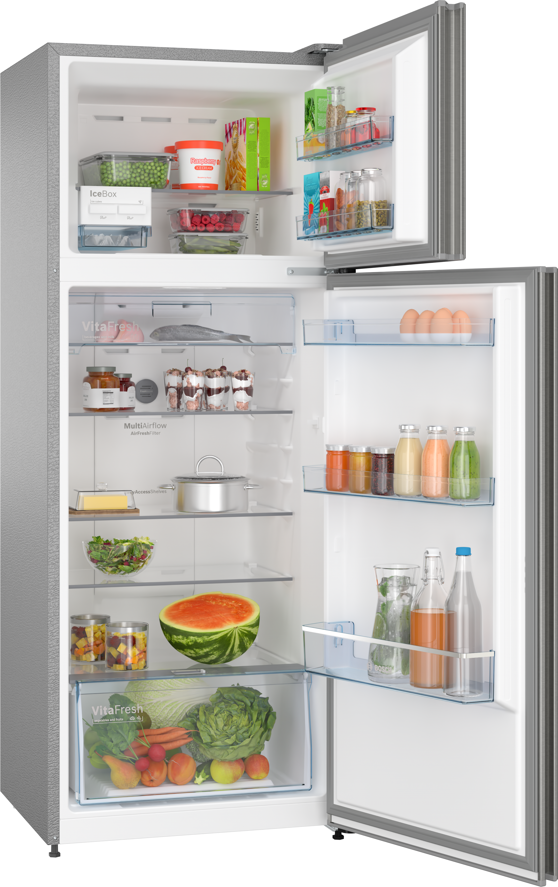 CTC35S03NI free-standing fridge-freezer with freezer at top