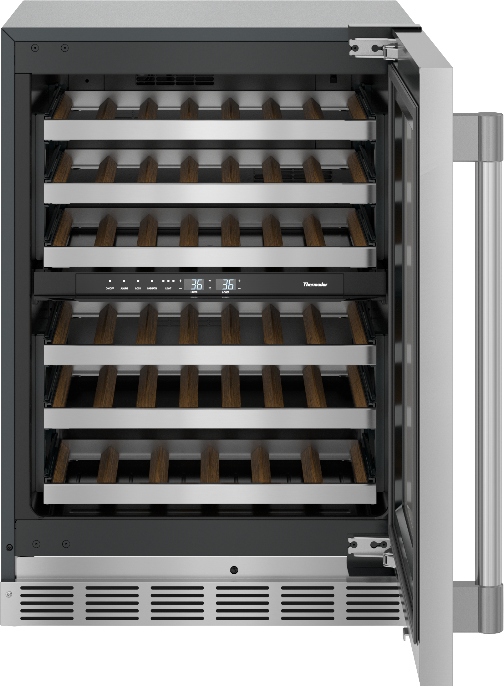 T24UW925RS Under Counter Wine Cooler with Glass Door THERMADOR CA