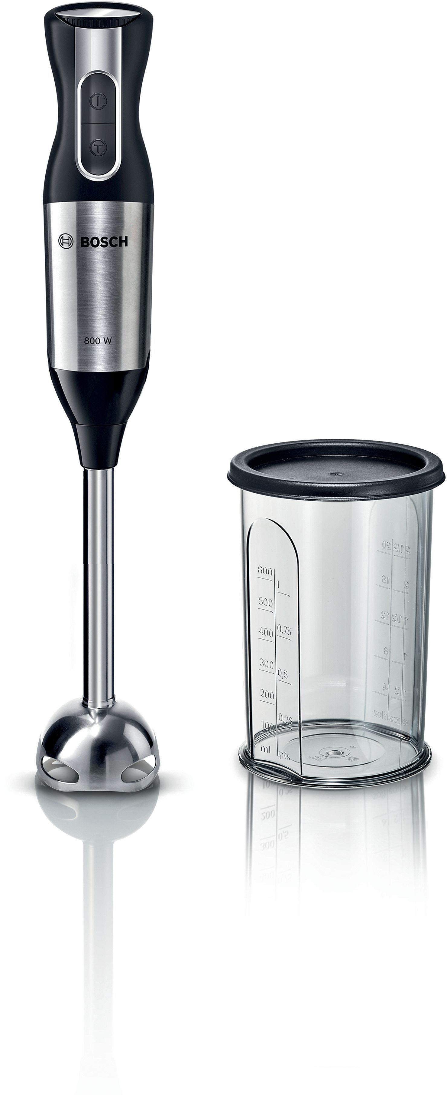 Bosch Batidora de mano ErgoMixx Style 800 W Acero inoxidable MS6CM4110