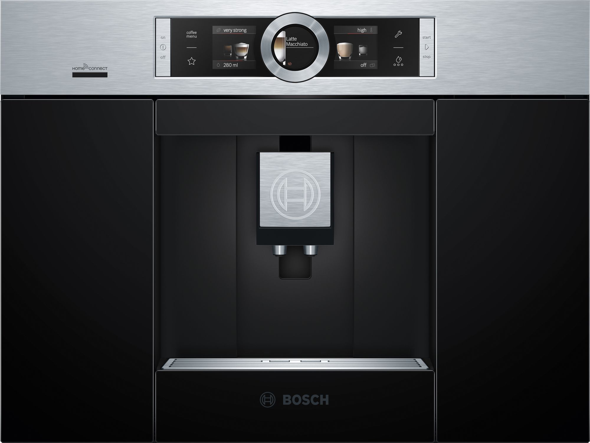 Bosch Serie 8 Cafetera totalmente integrable Acero inoxidable CTL636ES6