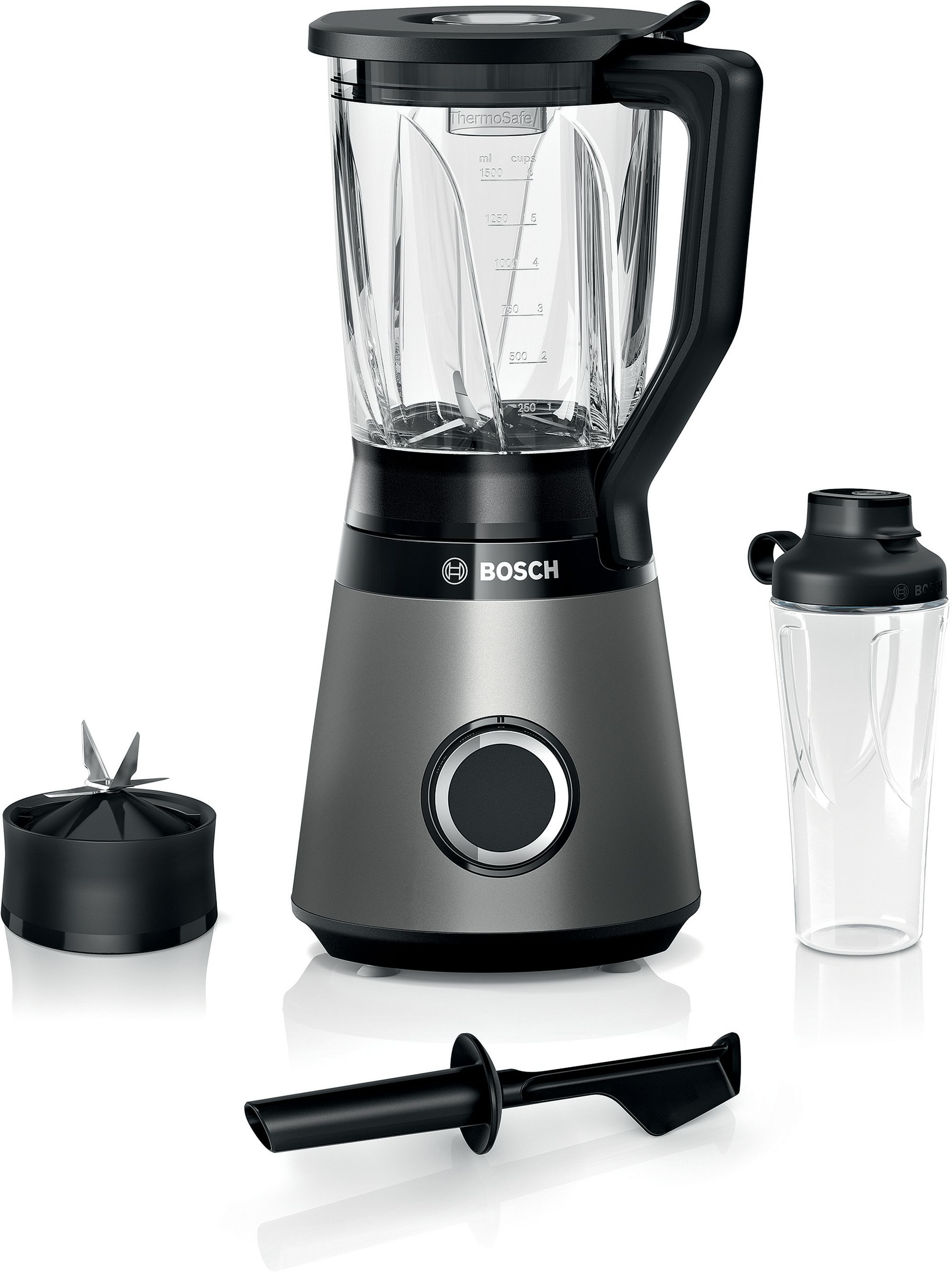 Bosch Serie 4 Batidora de vaso VitaPower 1200 W Acero MMB6174S