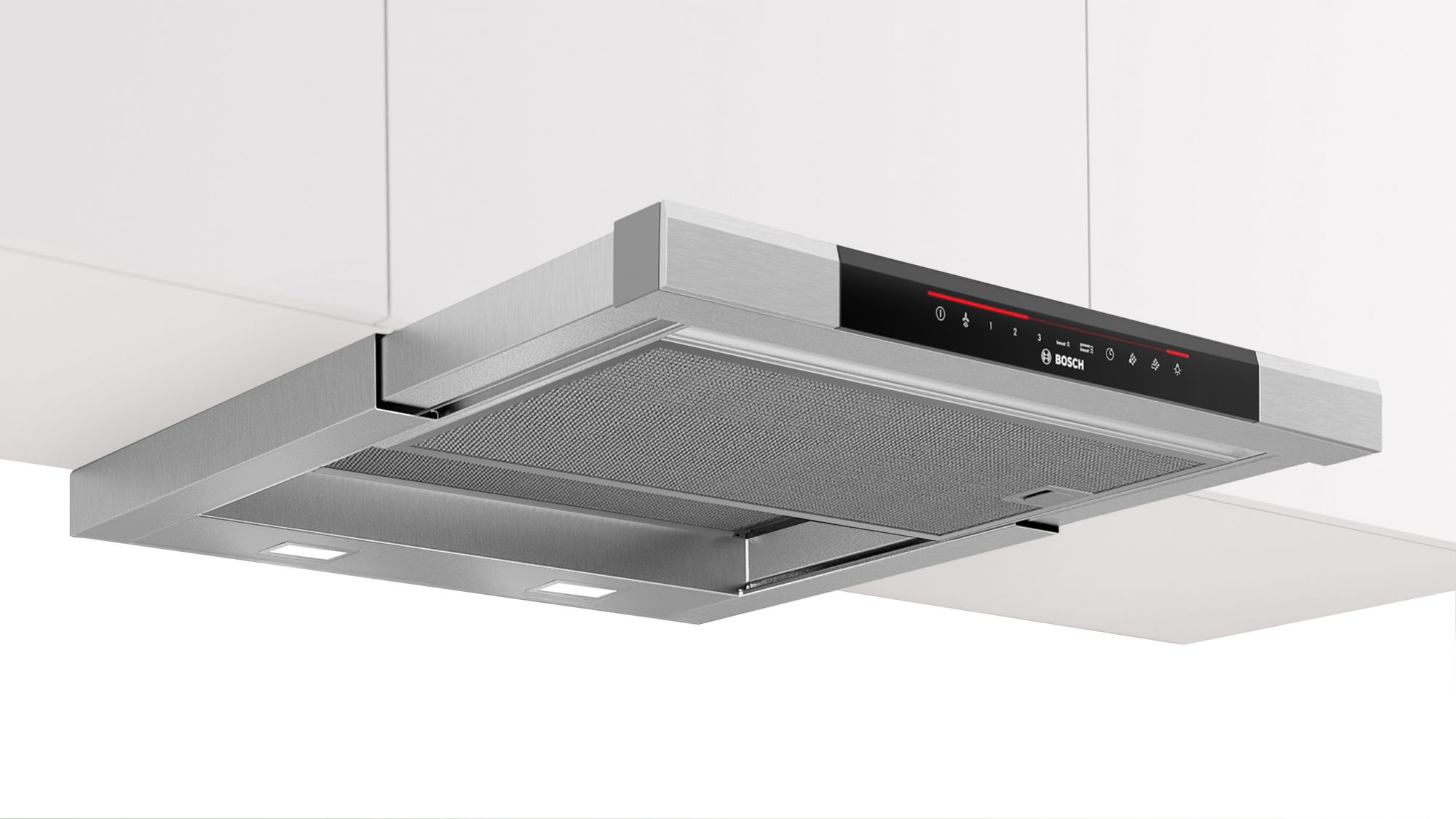 Bosch Serie 8 Campana telescópica 60 cm Acero inoxidable DFS067K51