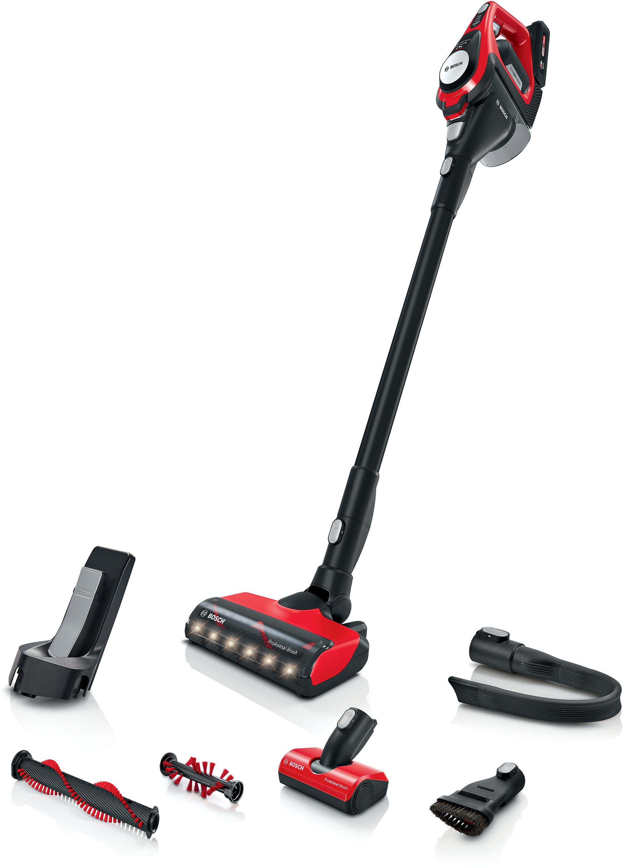 Bosch Serie 8 Aspiradora sin cable Unlimited Gen2 ProAnimal Rojo BBS8214PET