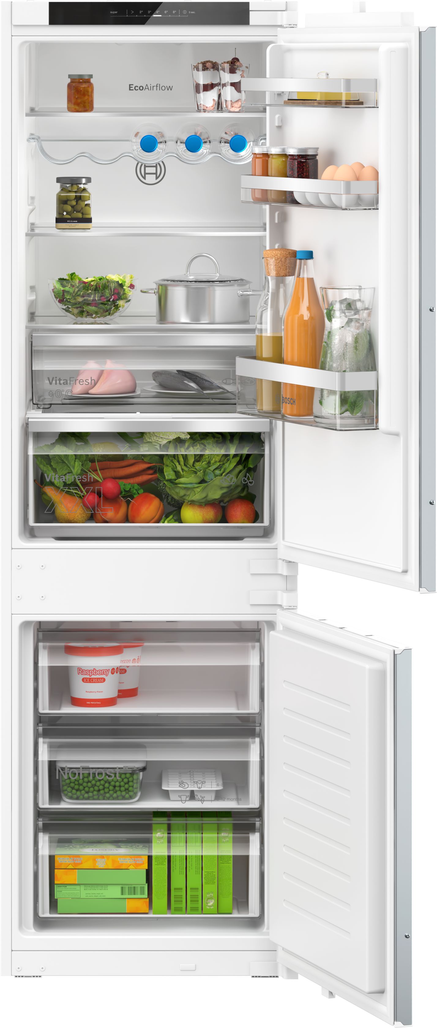 Bosch – Frigorífico combi integrable Bosch NoFrost – KIN86VSE0.