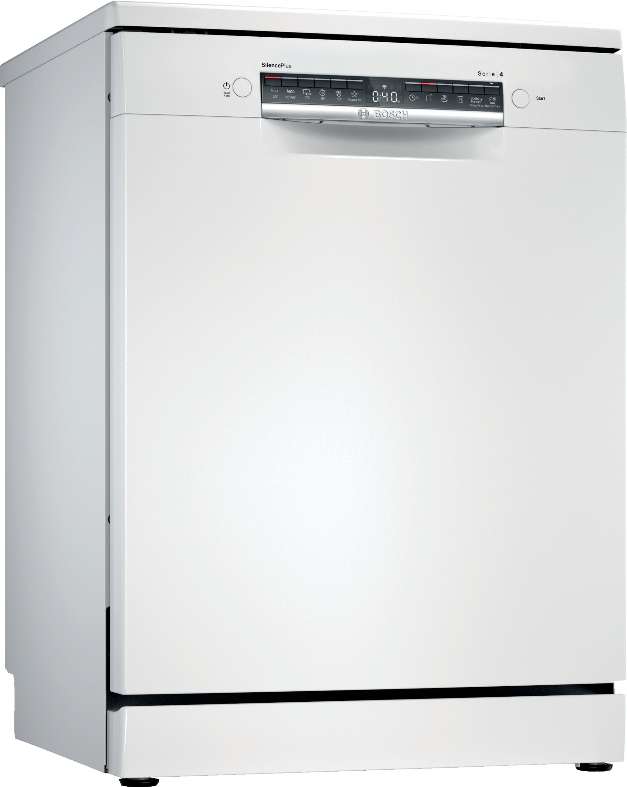 Bosch Serie 4 Lavavajillas de libre instalación 60 cm Blanco SMS4EMW00E