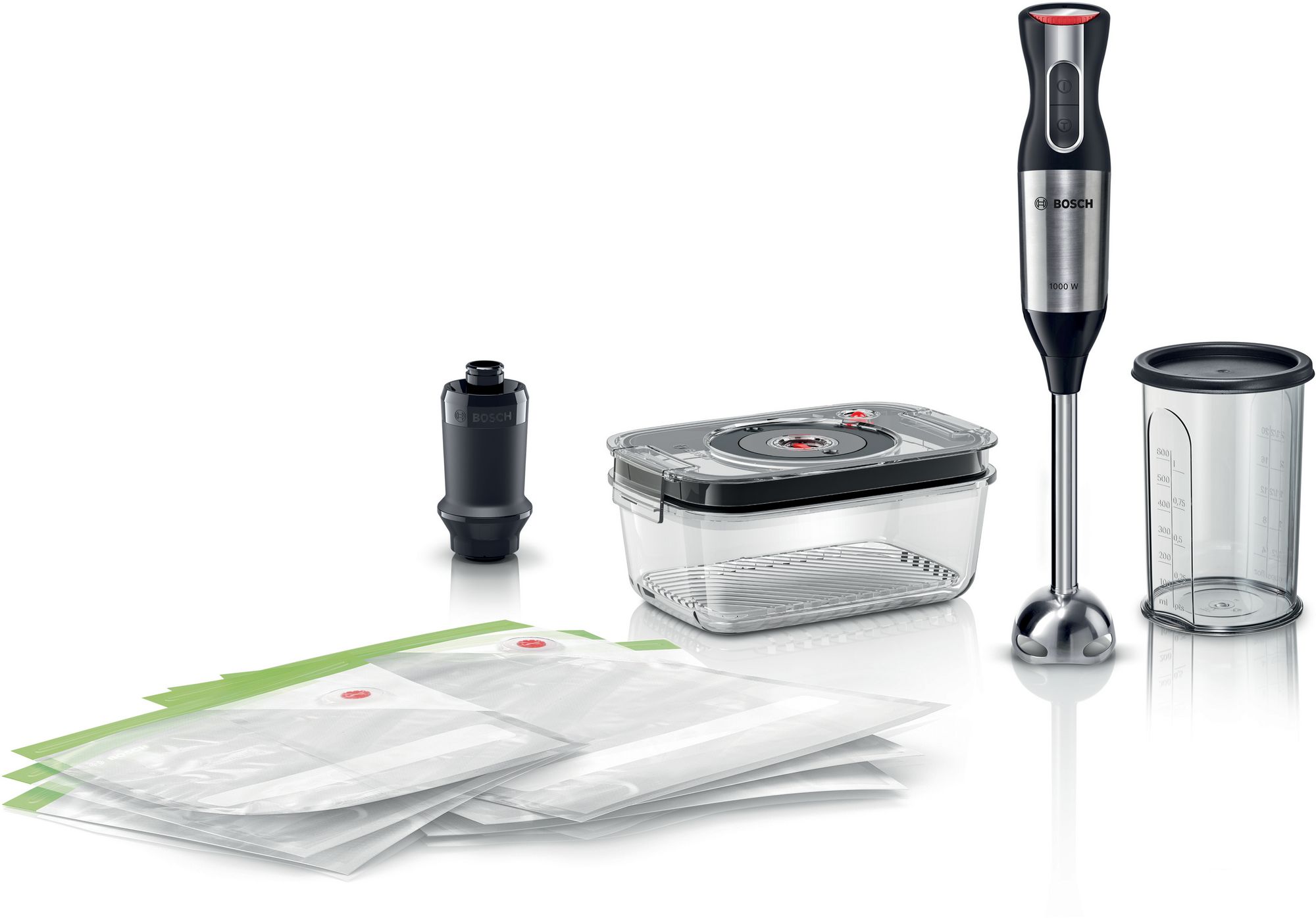 Bosch Batidora de mano ErgoMixx Style 1000 W Acero inoxidable
