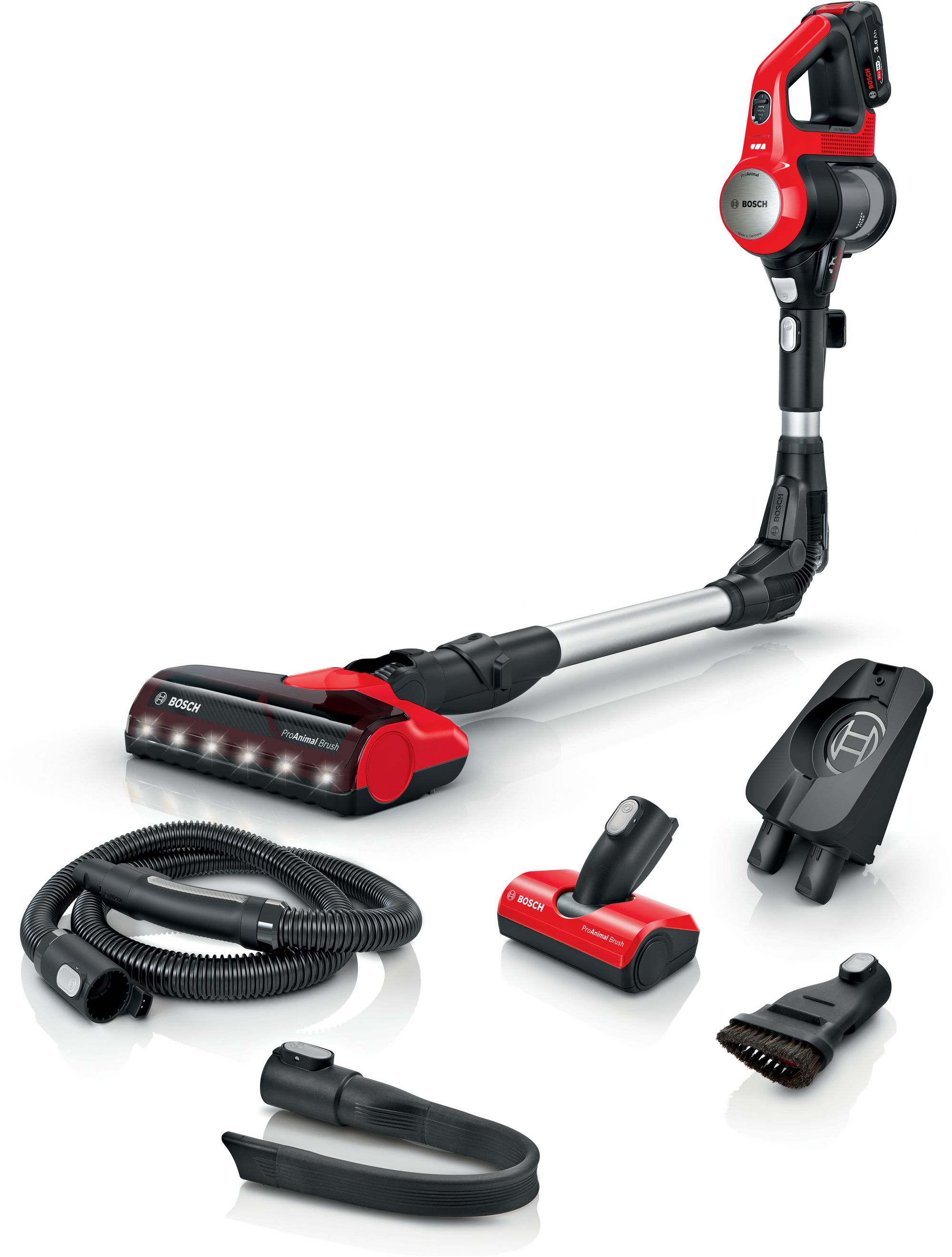 Bosch Aspiradora sin cable Unlimited 7 ProAnimal Rojo BBS711ANM