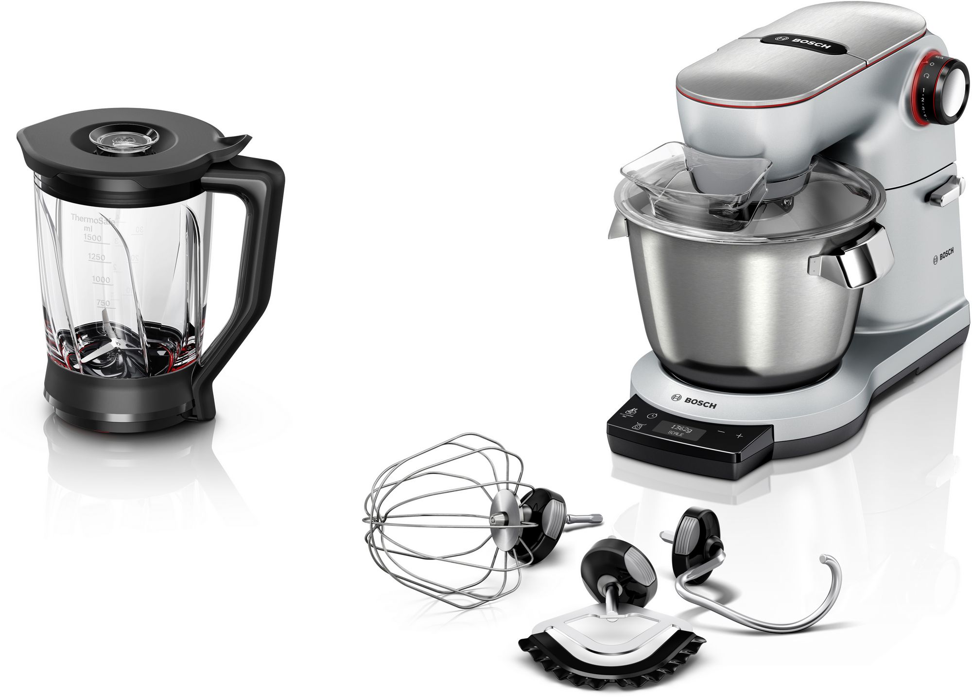 El robot de cocina OptiMUM cuenta con un elegante y compacto diseño. Asegura unos resultados perfectos gracias a la báscula integrada, a la función automática SensorControl Plus y a sus 1.500 W ¡Muy fácil de usar! Gracias a la báscula integrada, todos los ingredientes podrán pesarse directamente en el bol.7 velocidades + función PulseUn diseño elegante y duradero del robot de cocina con una construcción íntegra del cuerpo en acero.EasyArmLift