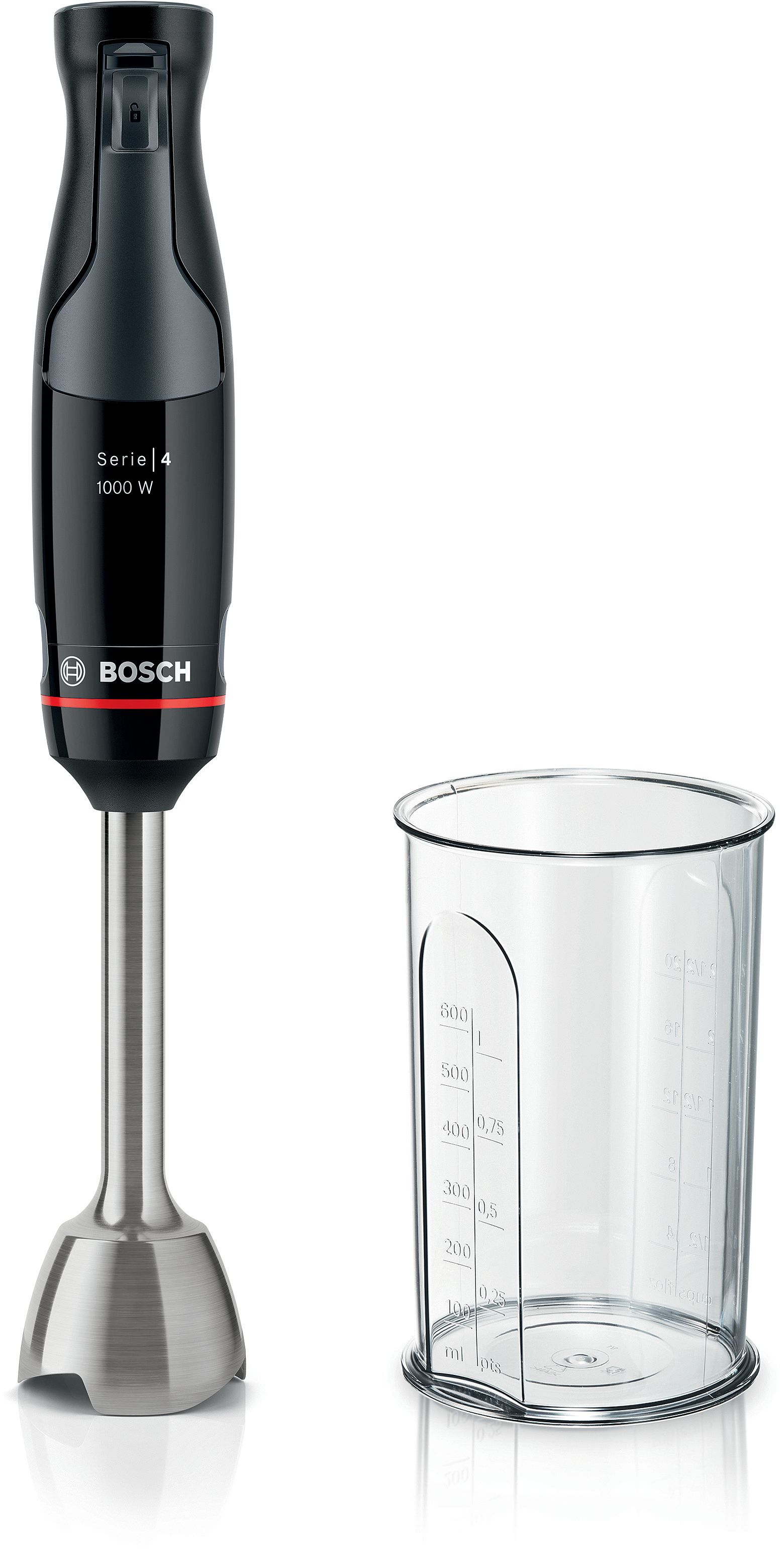 Bosch Serie 4 Batidora de mano ErgoMaster 1000 W Negro, antracita MSM4B610
