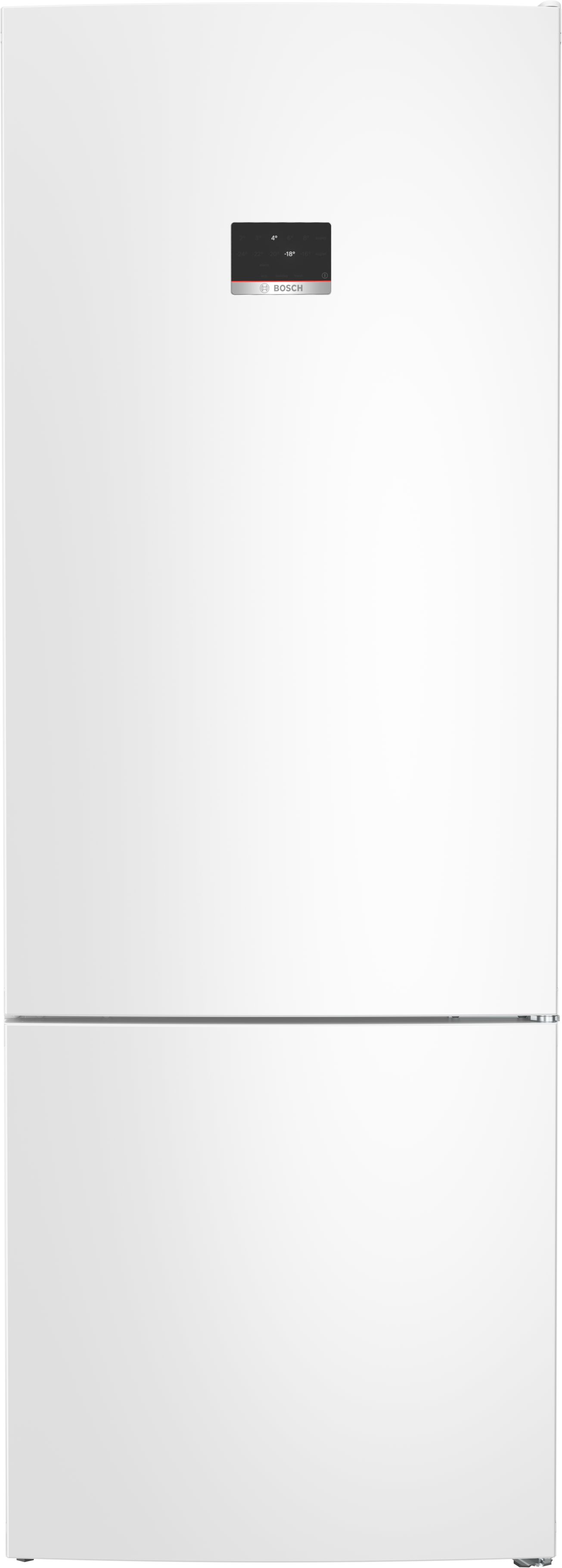 Bosch Serie 4 Frigorífico combinado de libre instalación 193 x 70 cm Blanco KGN56XWEA