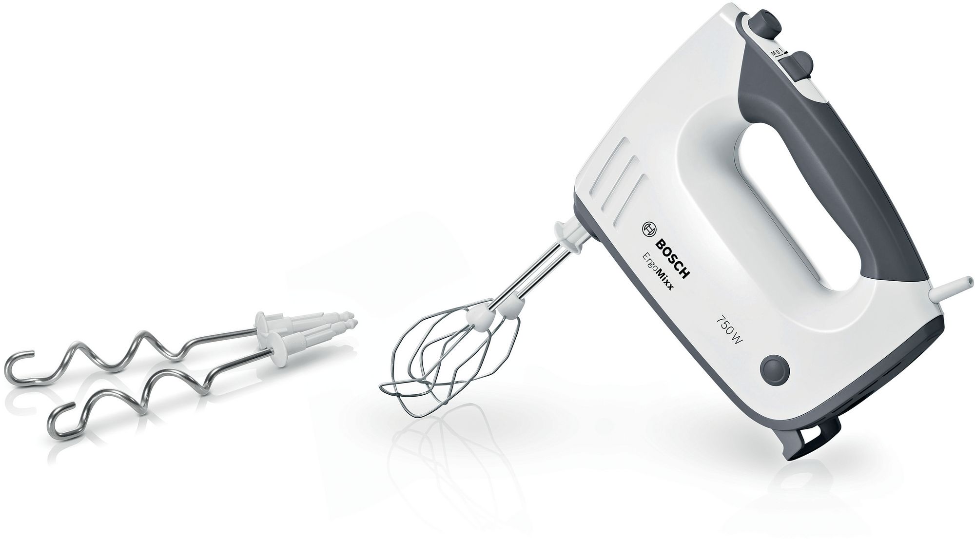 Bosch Batidora de repostería ErgoMixx 750 W Blanco, gris MFQ37400