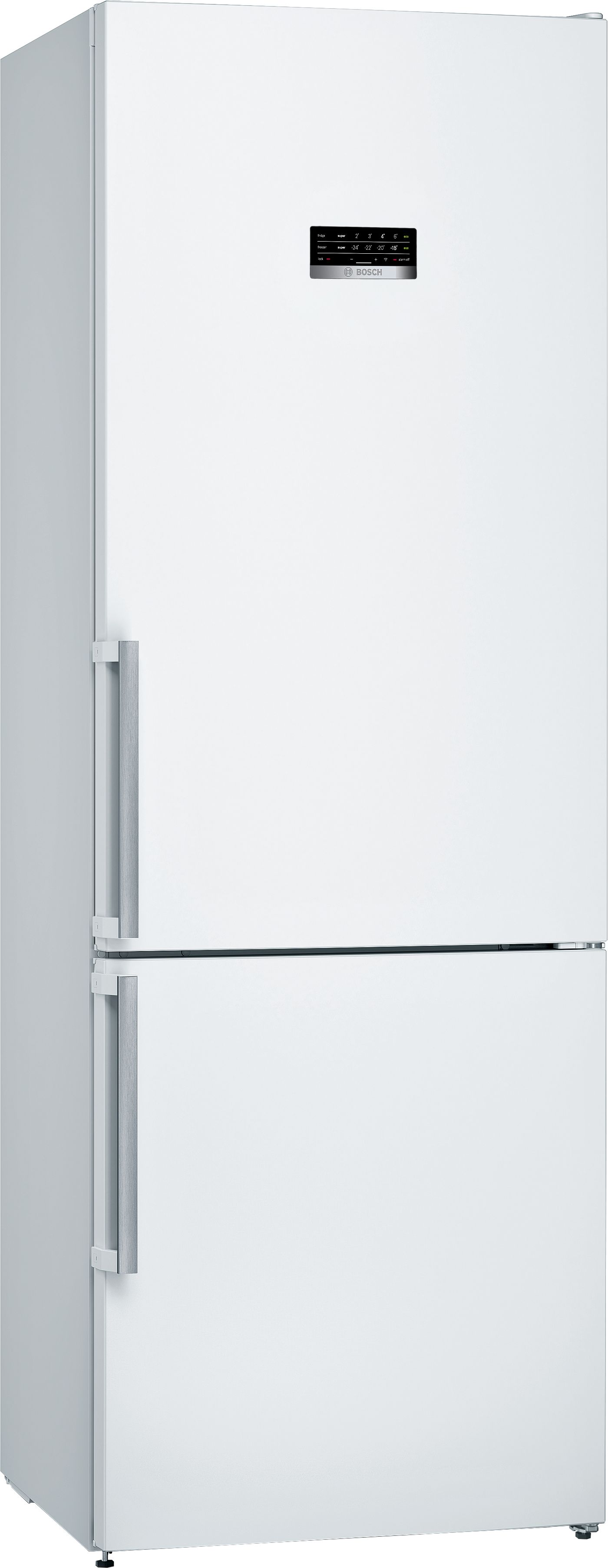 Bosch Serie 4 Frigorífico combinado de libre instalación 203 x 70 cm Blanco KGN49XWDP