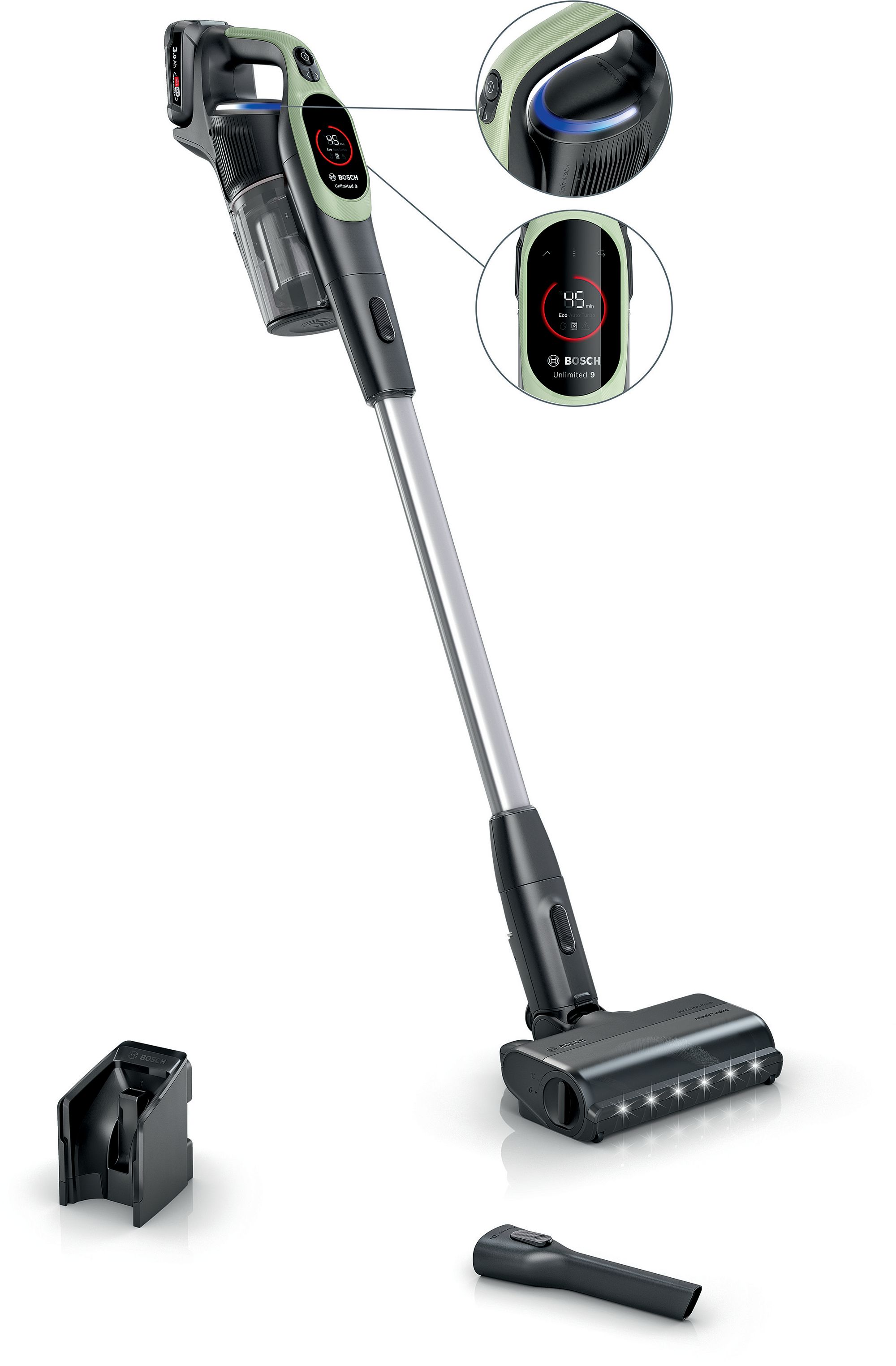 Bosch Aspiradora sin cable Unlimited 9 Verde BBS921TBA