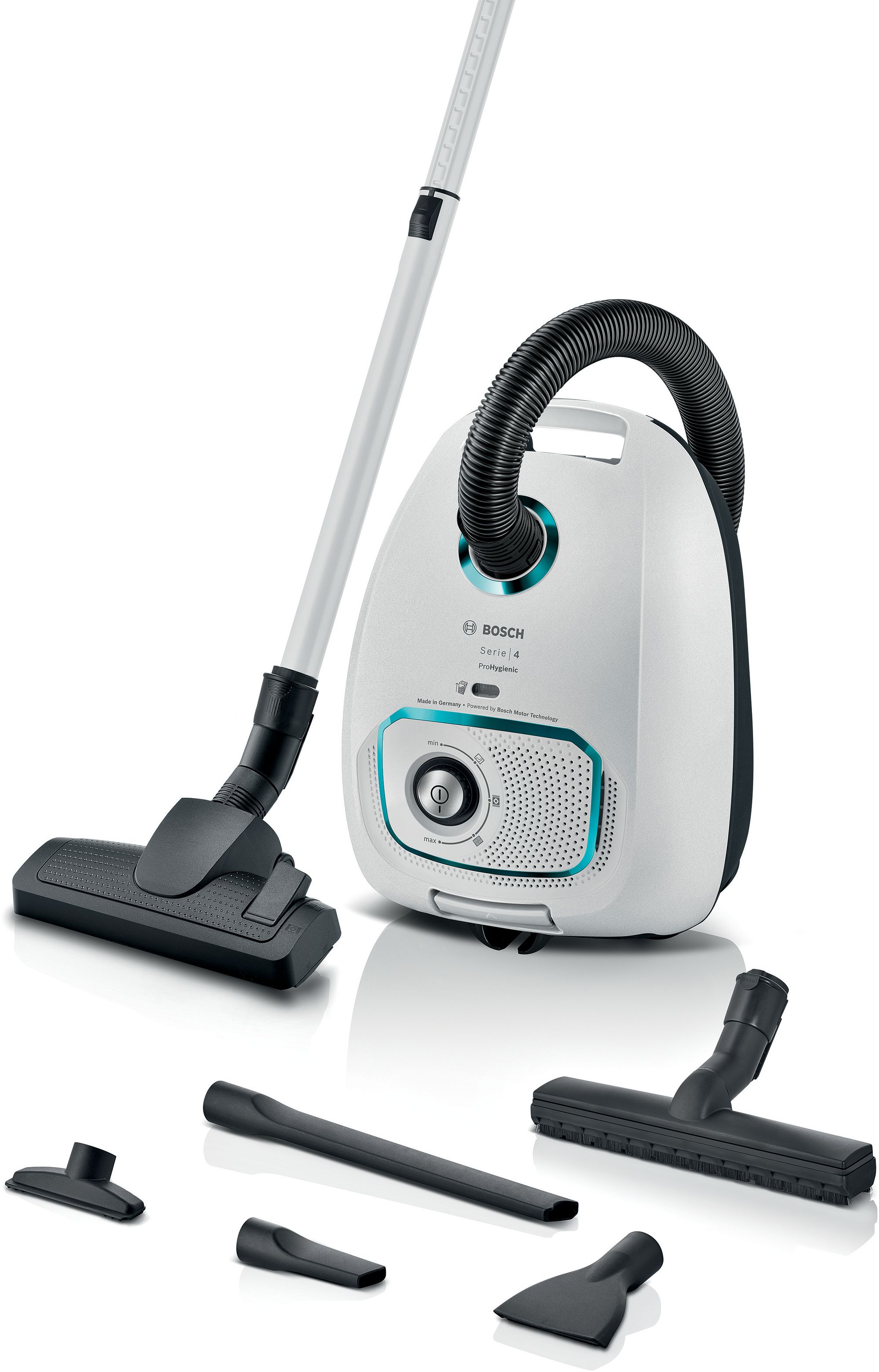 Bosch Serie 4 Aspirador con bolsa ProHygienic Blanco BGB41HYG1H