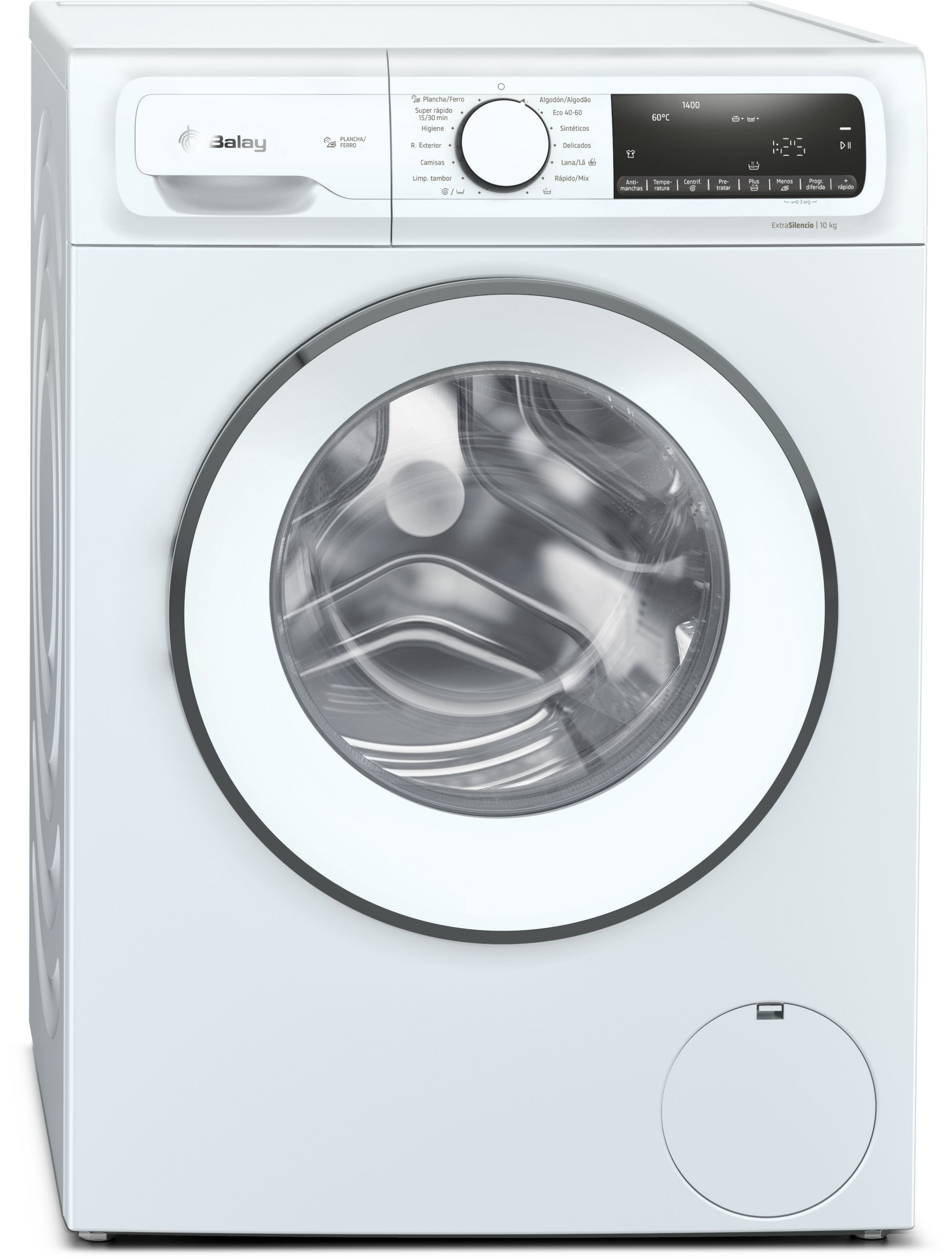 BalayLavadora con Programa Plancha 10 kg 1400 r.p.m., Blanco 3TS3107BD