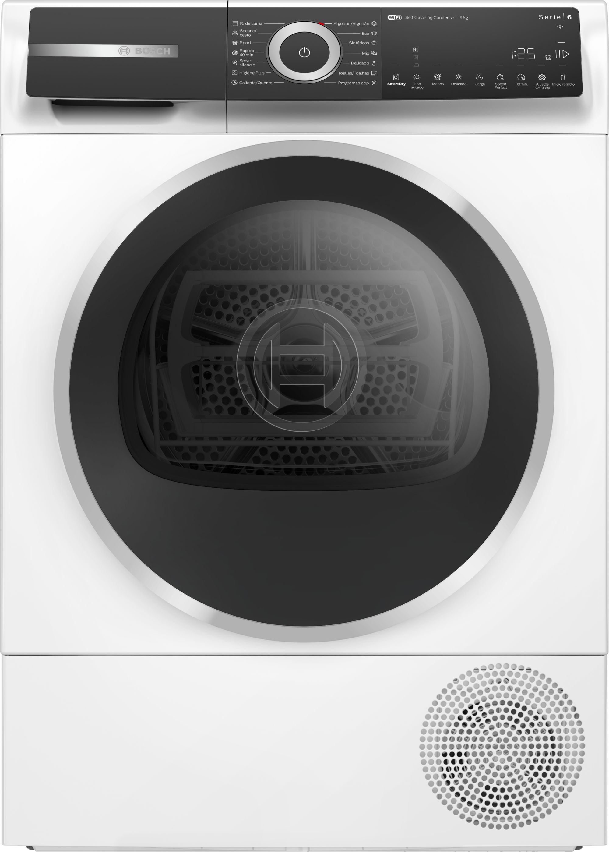 Bosch Serie 6 Secadora con bomba de calor 9 kg Blanco WQH246B0ES