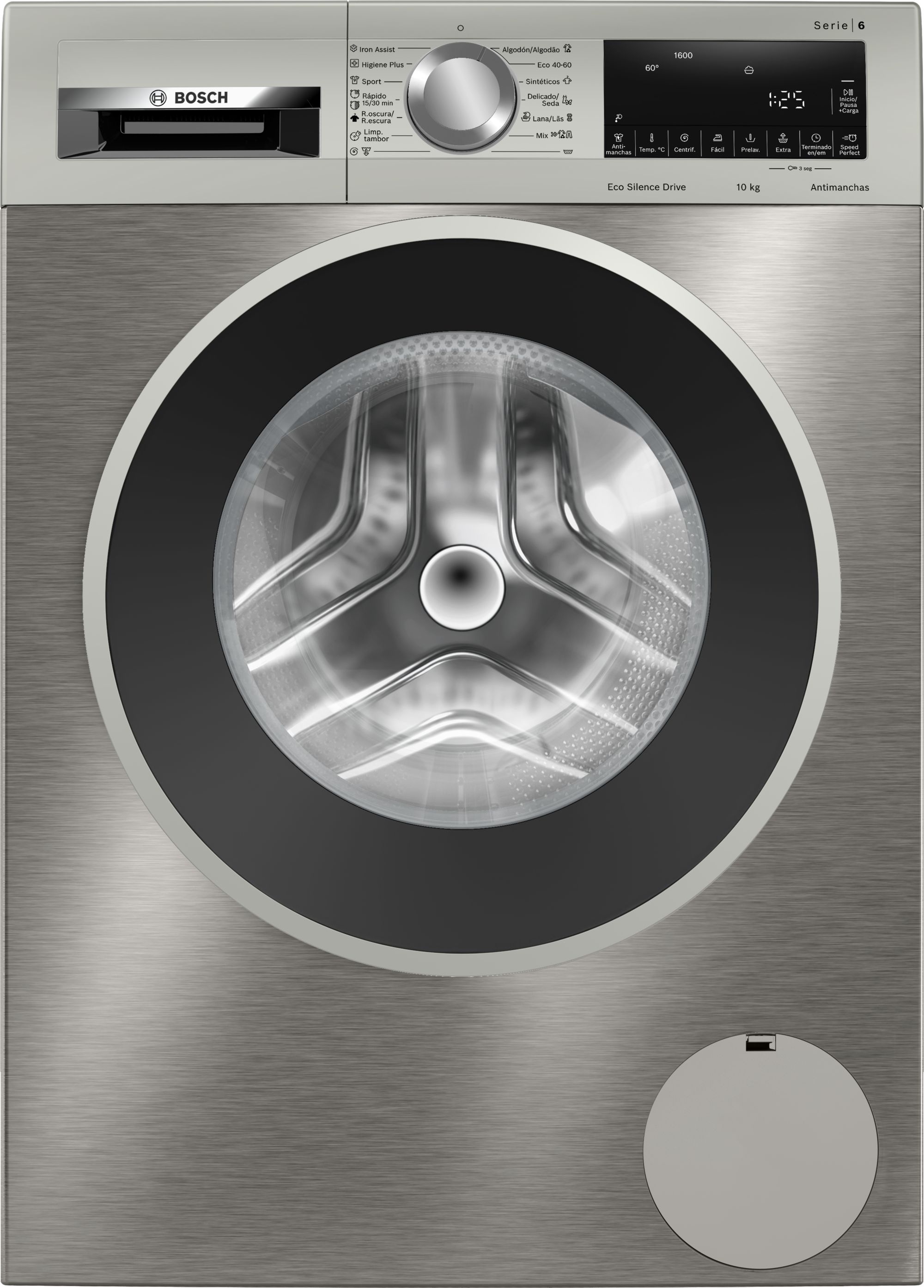 Bosch – Lavadora Bosch 10 kg / 1.600 rpm, Iron Assist – WGG256ZAES.