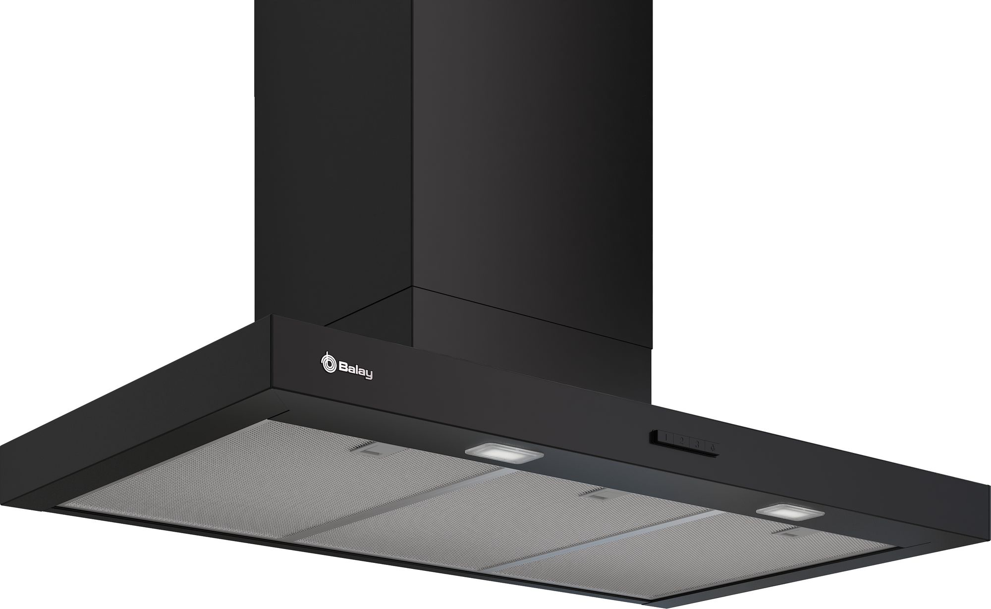 BalayCampana decorativa de pared box 90 cm Negro mate 3BC894MM