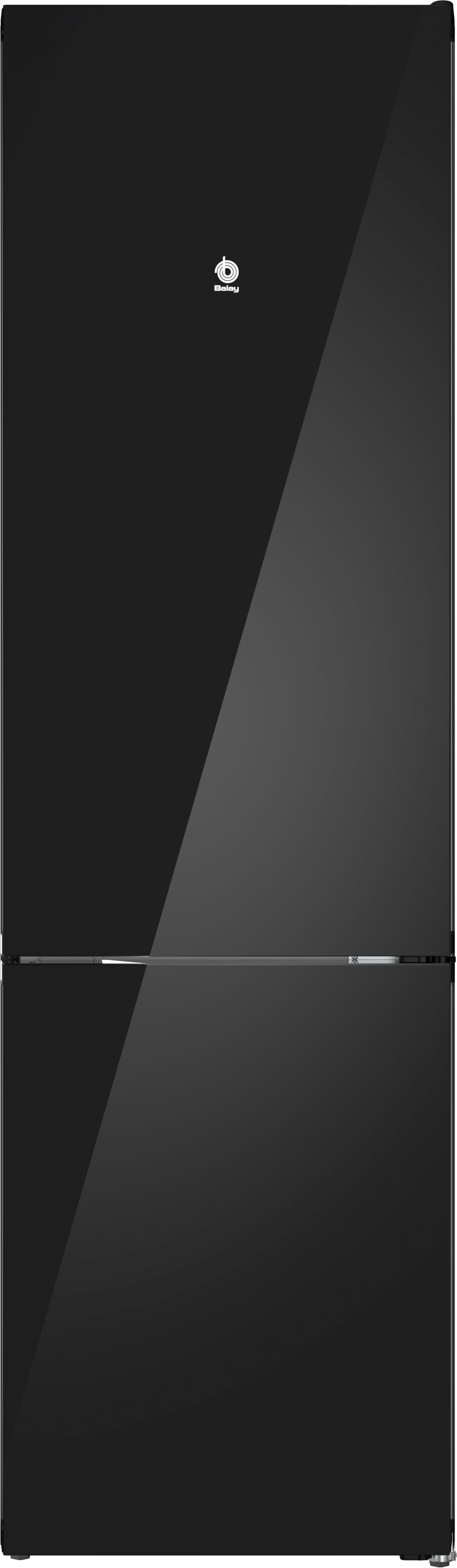 BalayFrigorífico combinado 203 x 60 cm Cristal negro, Total No Frost 3KFD855NI