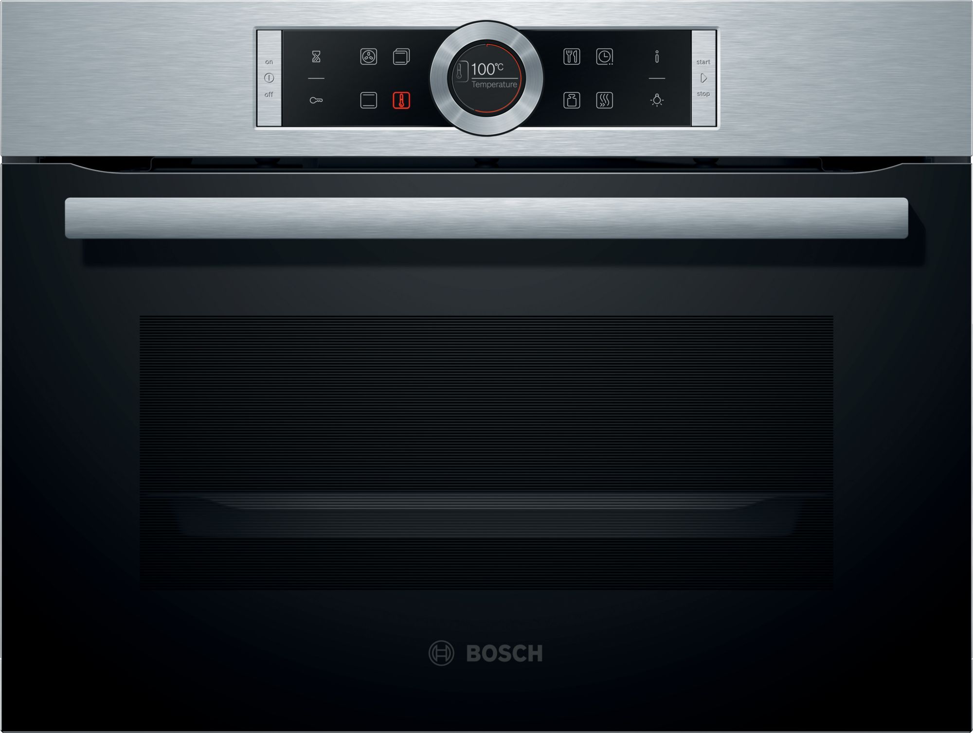 Bosch Serie 8 Horno compacto 60 x 45 cm Acero inoxidable CBG633NS3