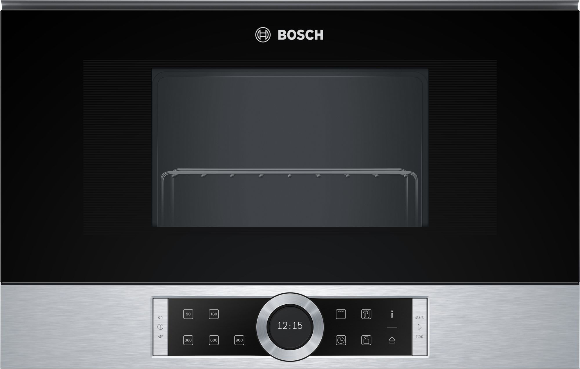 Bosch Serie 8 Microondas integrable 60 x 38 cm Acero