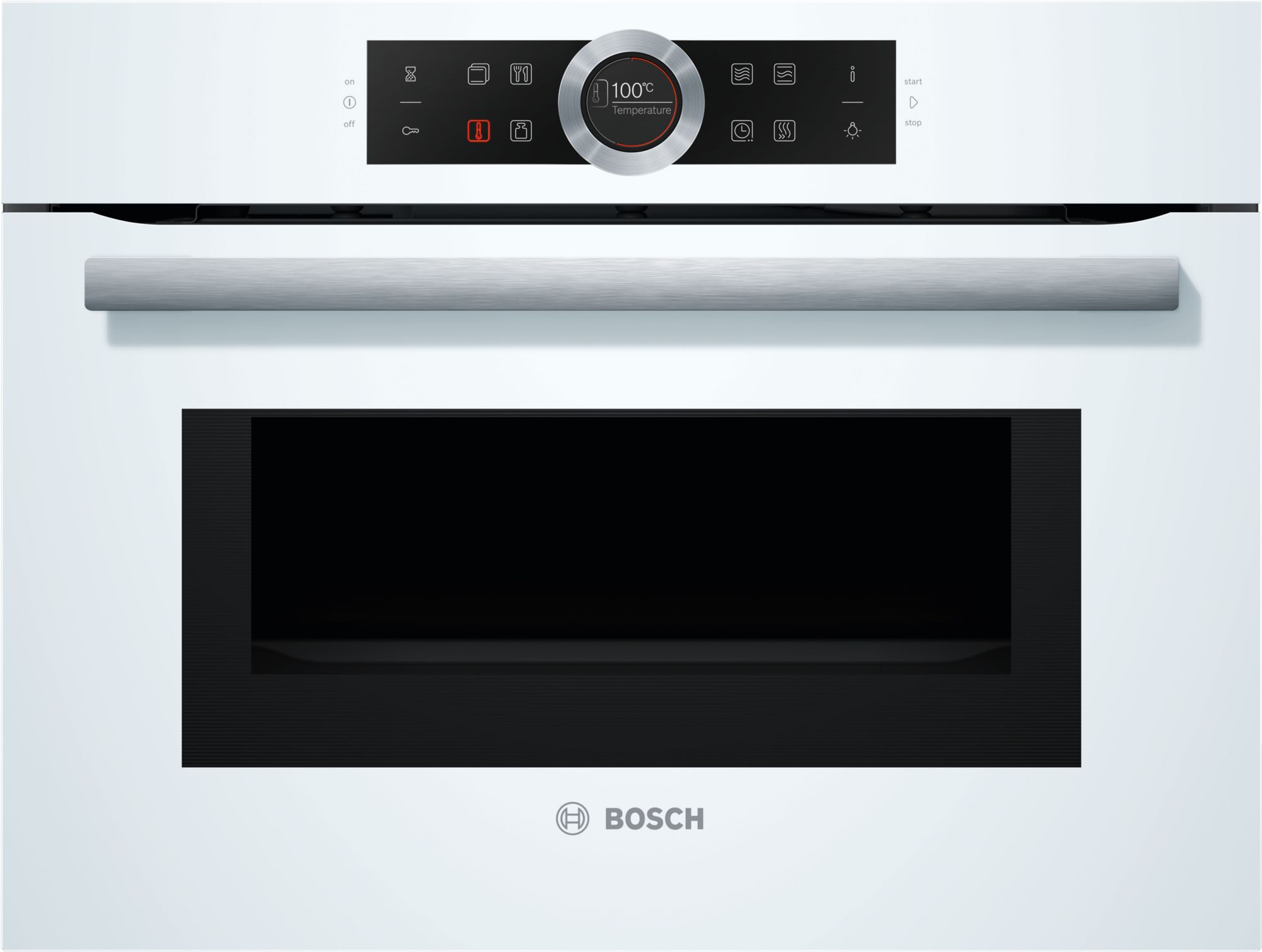 Bosch Serie 8 Horno compacto con microondas 60 x 45 cm Blanco CMG633BW1