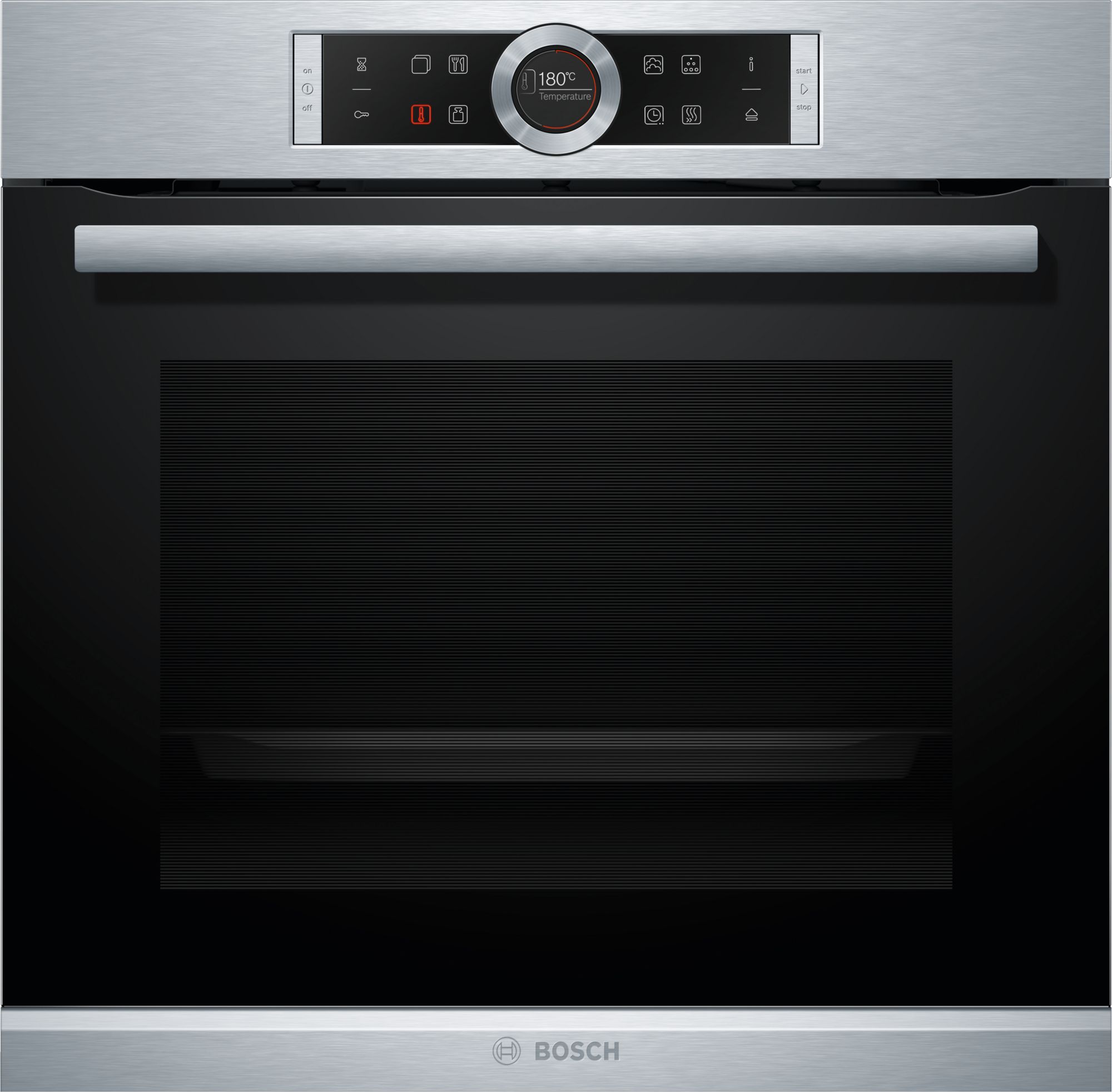Bosch Serie 8 Horno con vapor 60 x 60 cm Acero inoxidable HRG635BS1