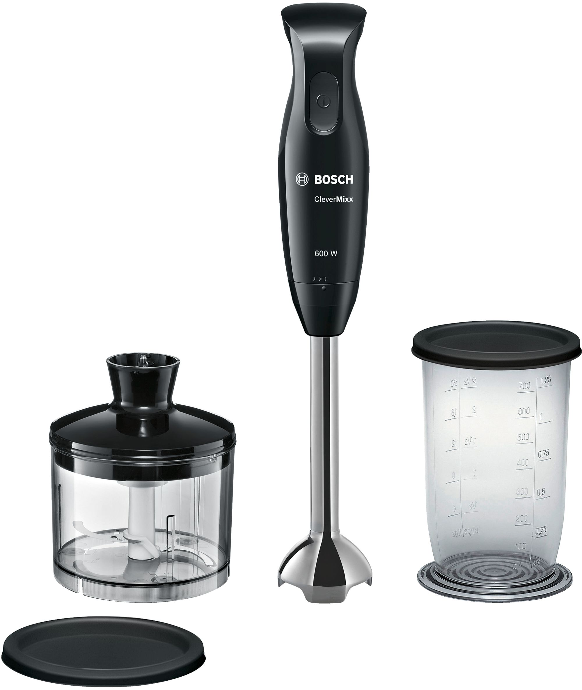 Bosch Batidora de mano CleverMixx 600 W Negro, antracita MSM2620B