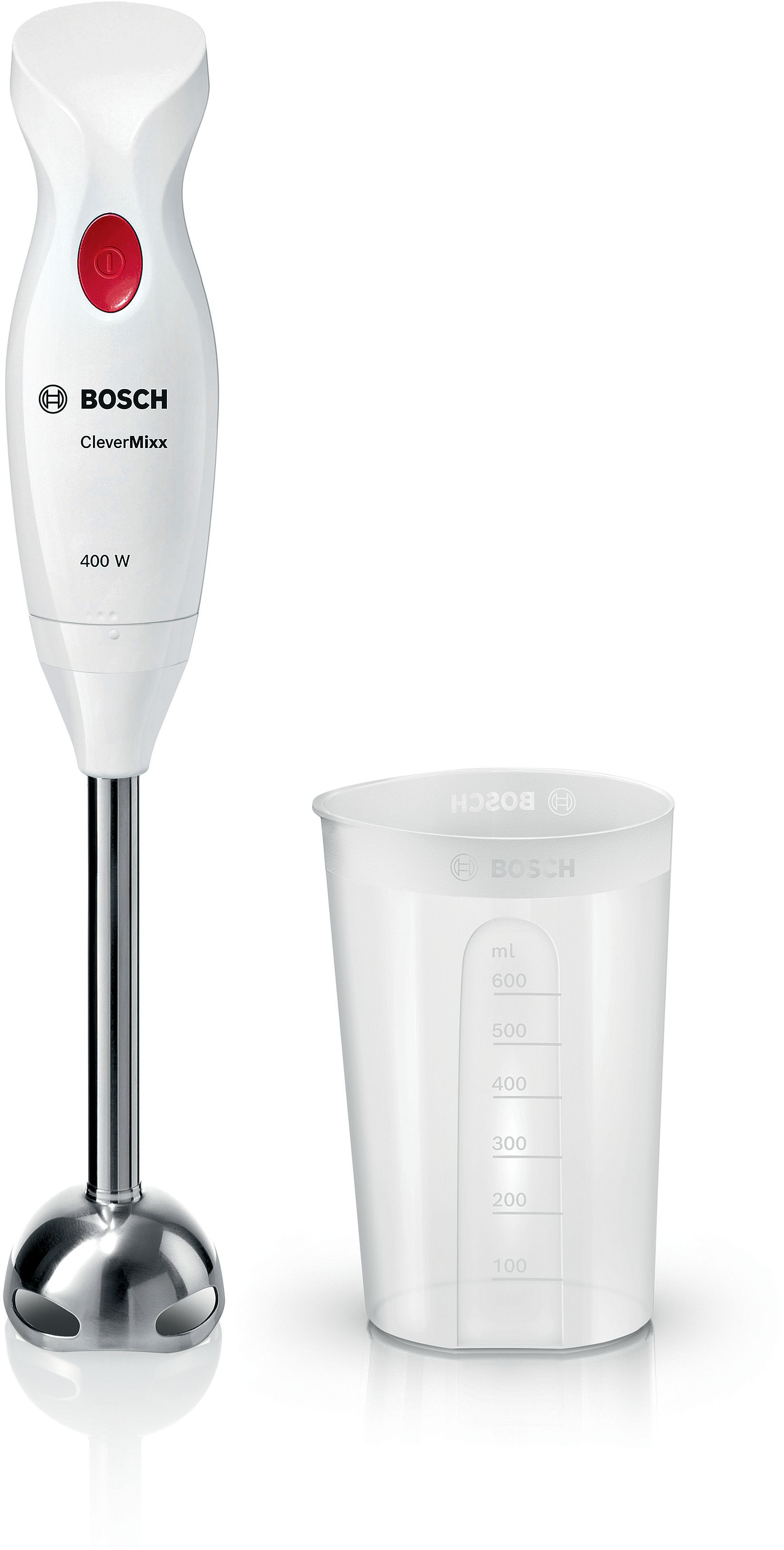 Bosch Batidora de mano CleverMixx 400 W Blanco, rojo MSM24100