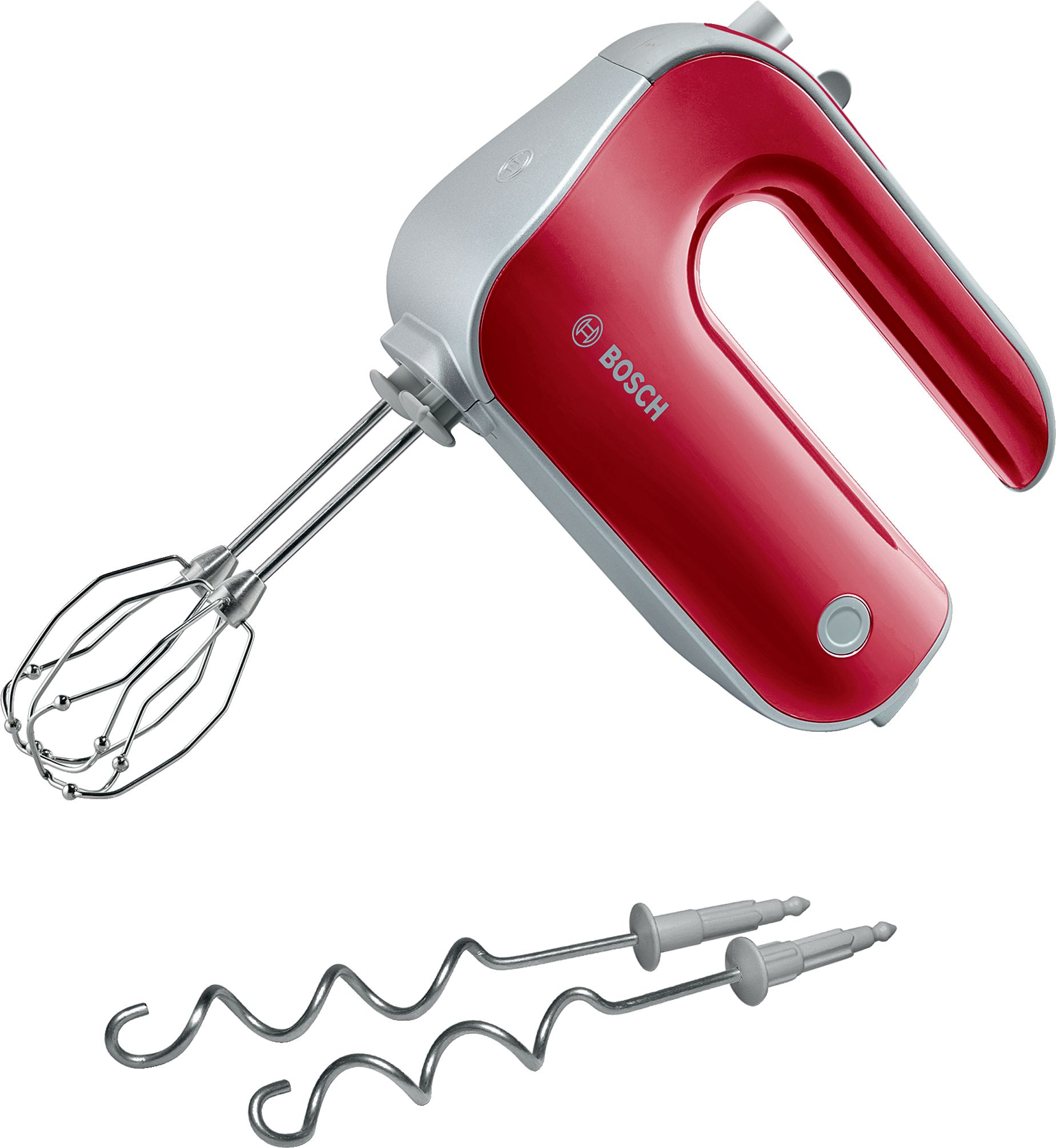 Bosch Batidora de repostería Styline Colour 500 W Rojo, Plateado MFQ40303