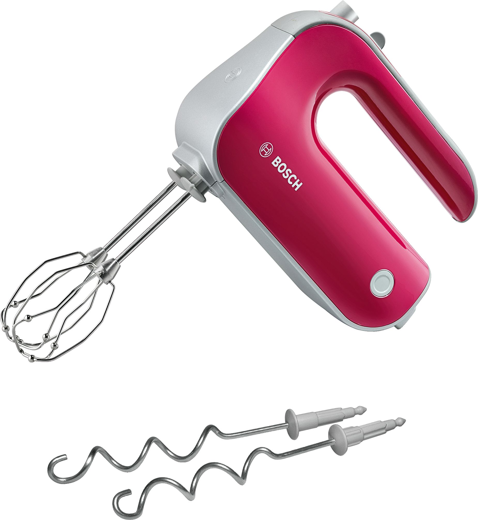 Bosch Batidora de repostería Styline Colour 500 W Rojo, Plateado MFQ40304