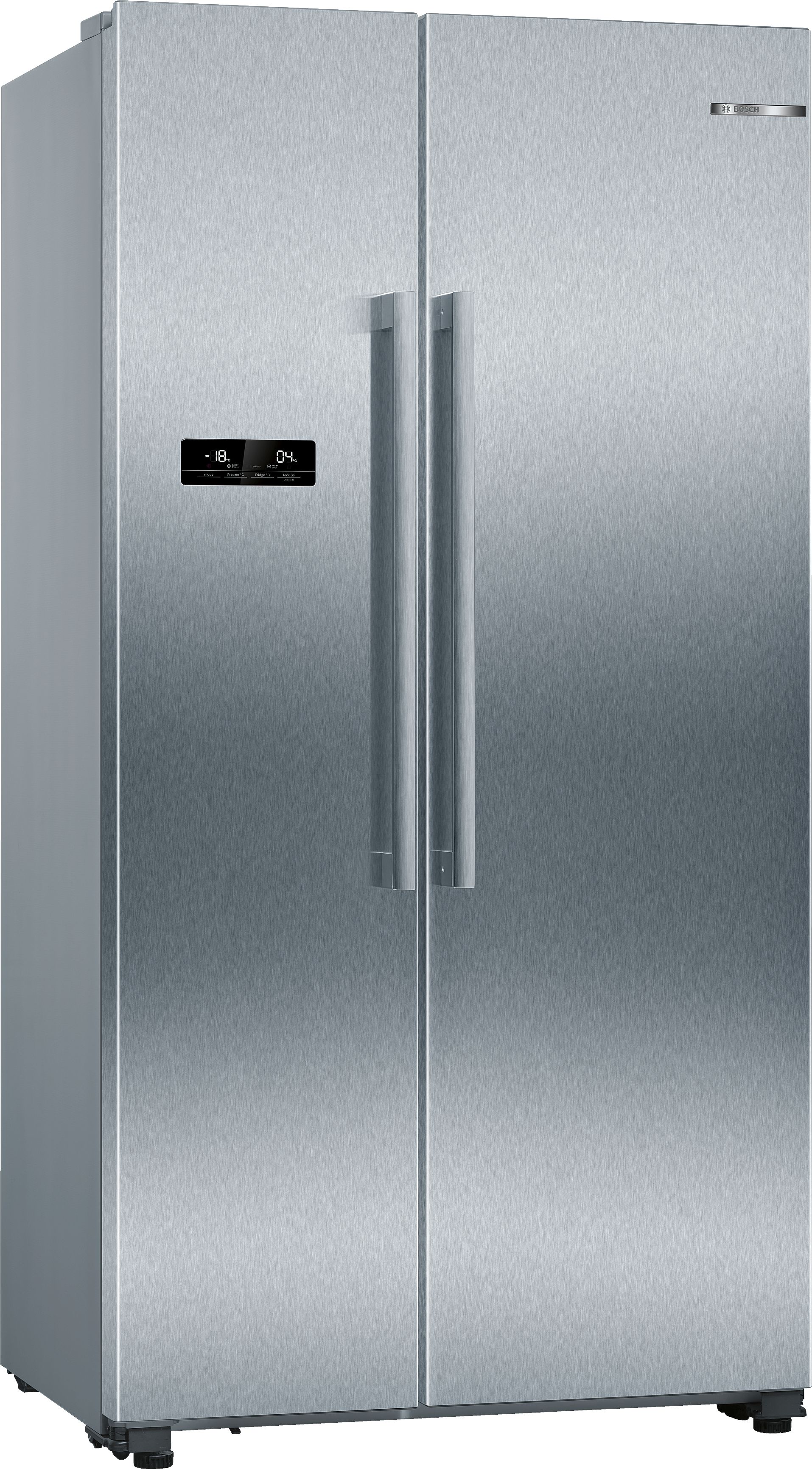 Bosch Serie 4 Frigorífico americano 178.7 x 90.8 cm Acero inoxidable antihuellas KAN93VIFP