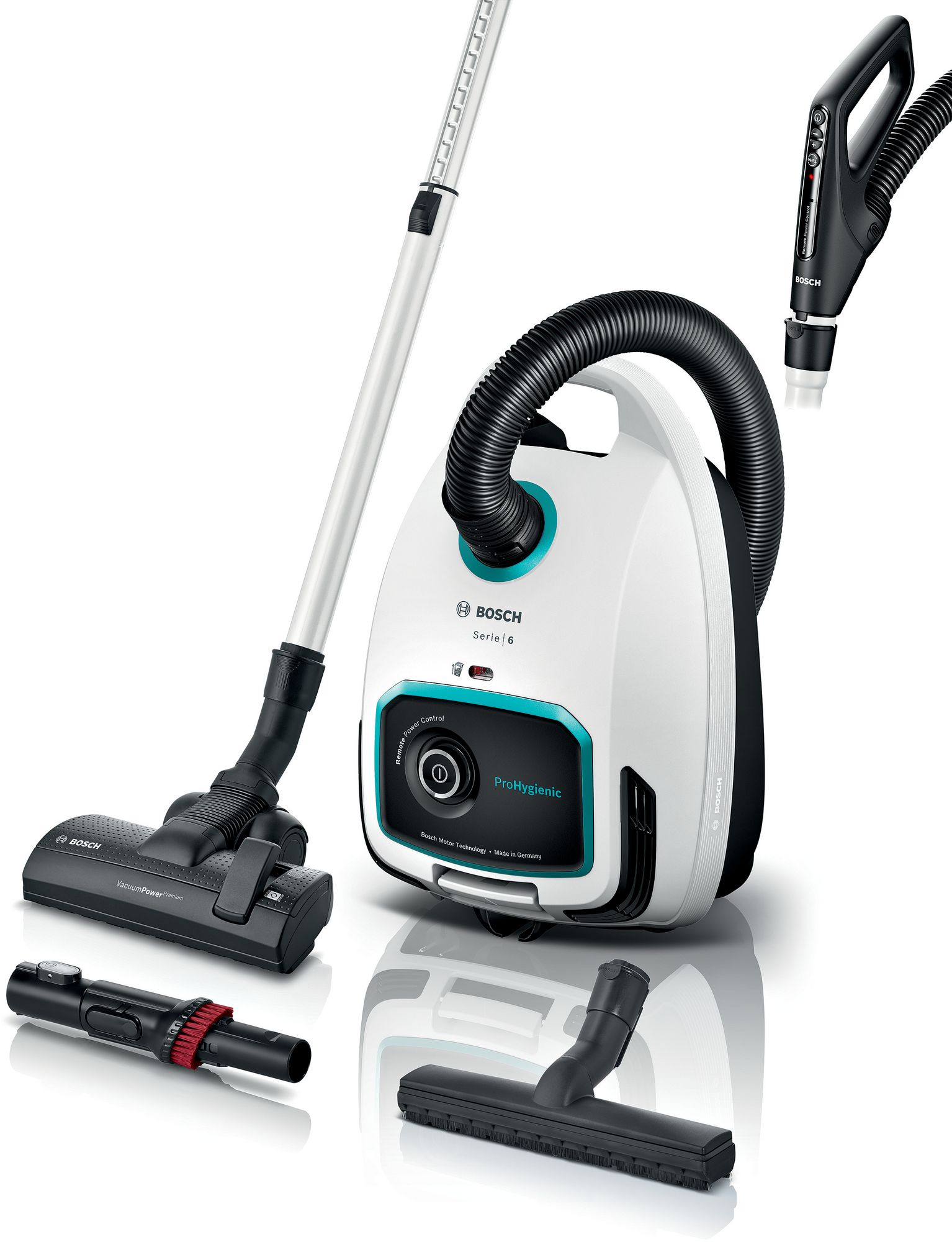 Bosch Dammsugare med påse ProHygienic Vit BGL6HYG1 Serie 6