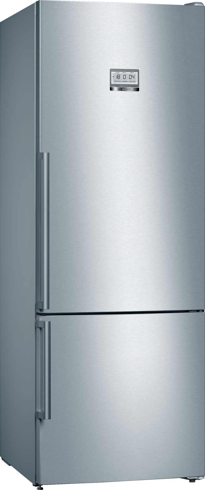 Bosch Serie 8 Frigorífico combinado de libre instalación 193 x 70 cm Acero inoxidable antihuellas KGF56PIDP