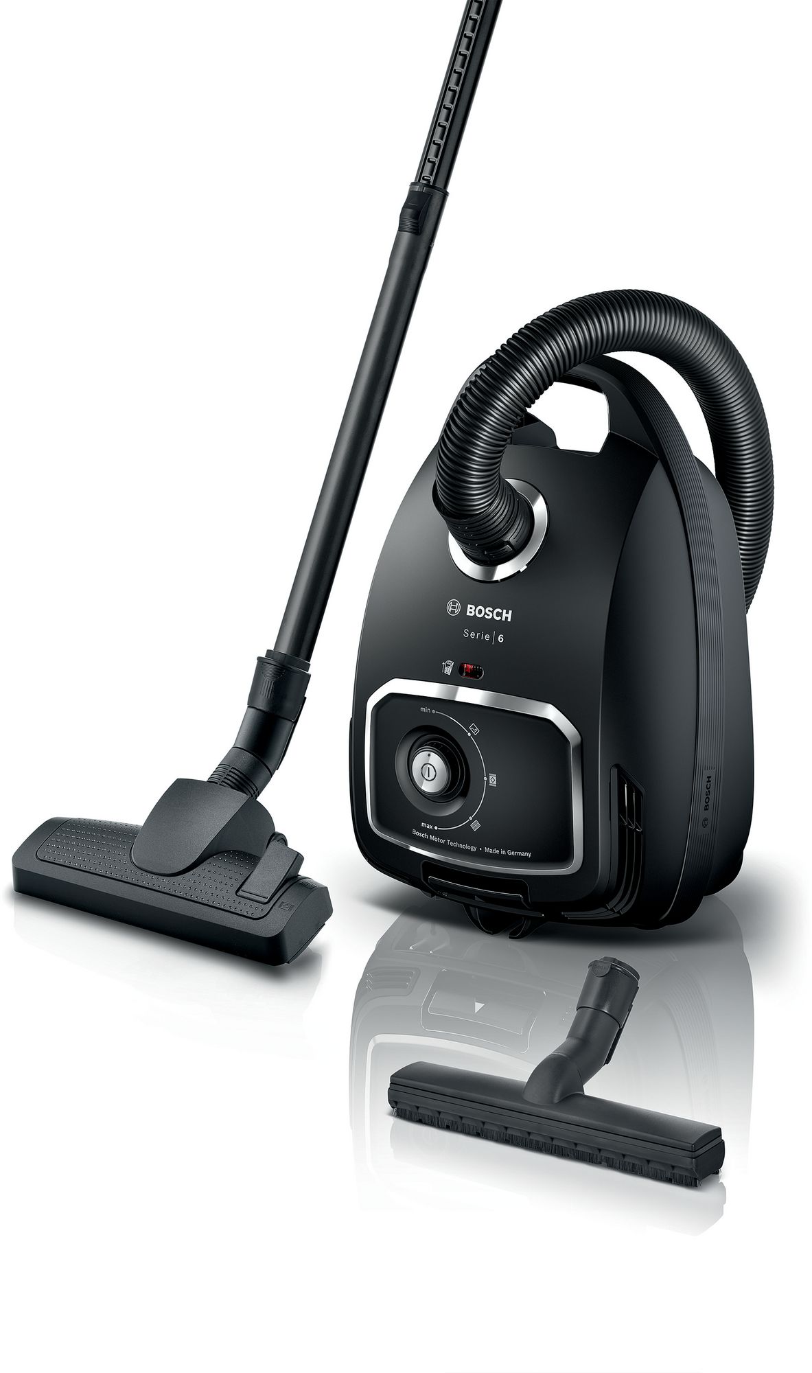 Bosch Dammsugare med påse Svart BGB6X320 Serie 6