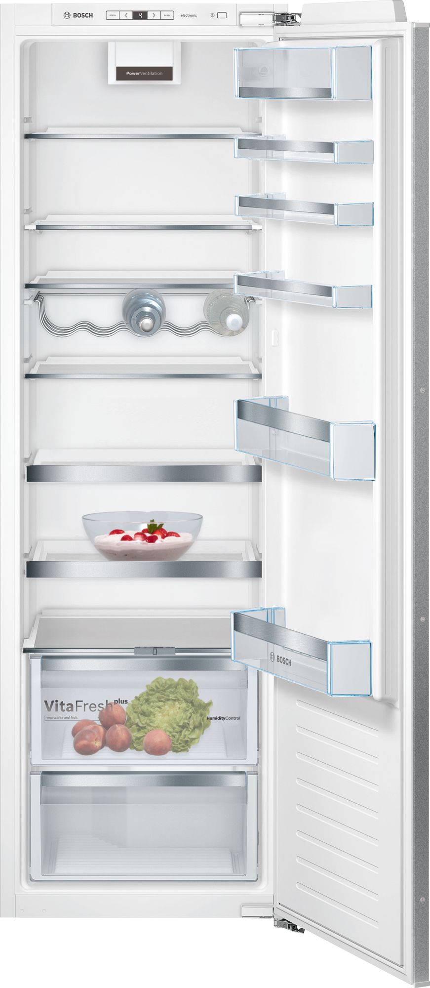 Bosch Integrerad kylskåp 177.2 x 55.8 cm Platta gångjärn KIR81AFE0 Serie 6